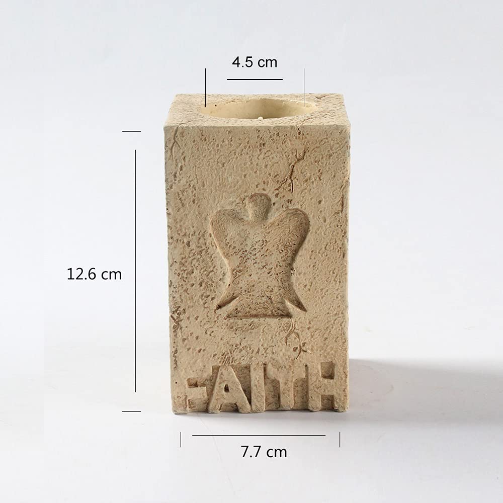 Rectangle Silicone Concrete Mold for DIY Handmade Crafts - Epoxy Resin Candle Holder Molds for Unique Home Decor & Wedding Centerpieces