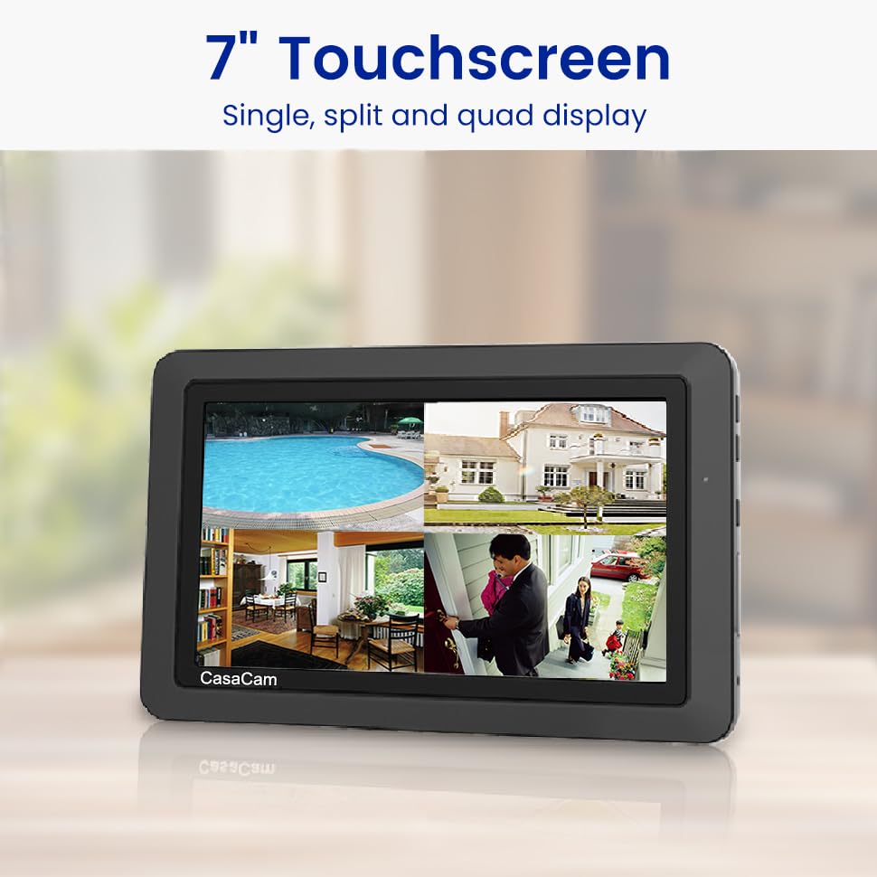 VS802 Wireless Security Camera System with 7