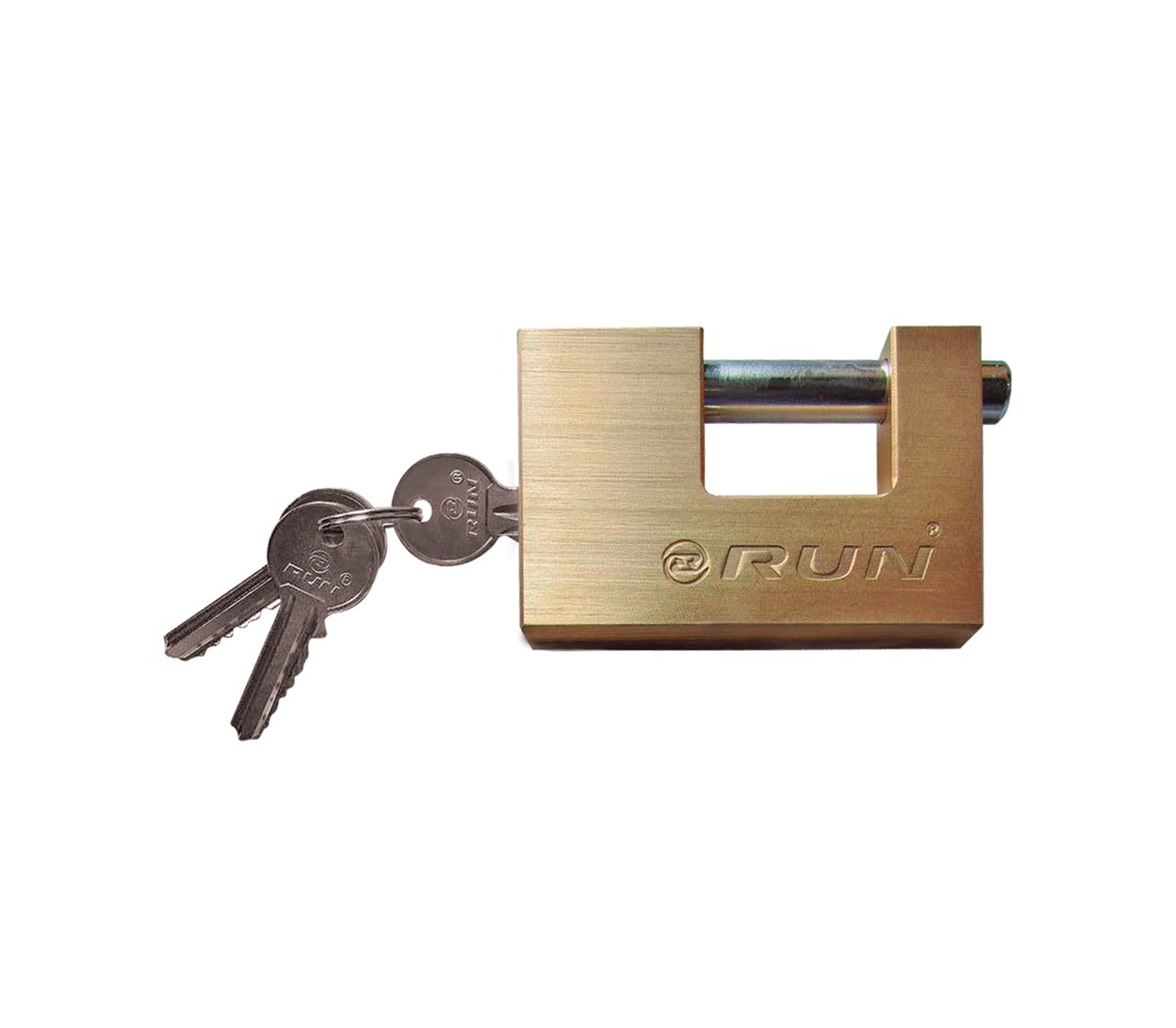 90mm Bronze Anti-Cut Padlock - High Security Lock for Outdoor Gates, Sheds, Storage Units & Toolboxes - Weatherproof & Tamper Proof Design