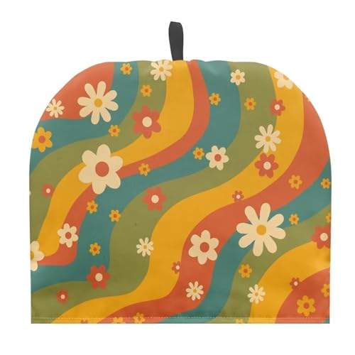 Colorful Striped Hippie Flower
