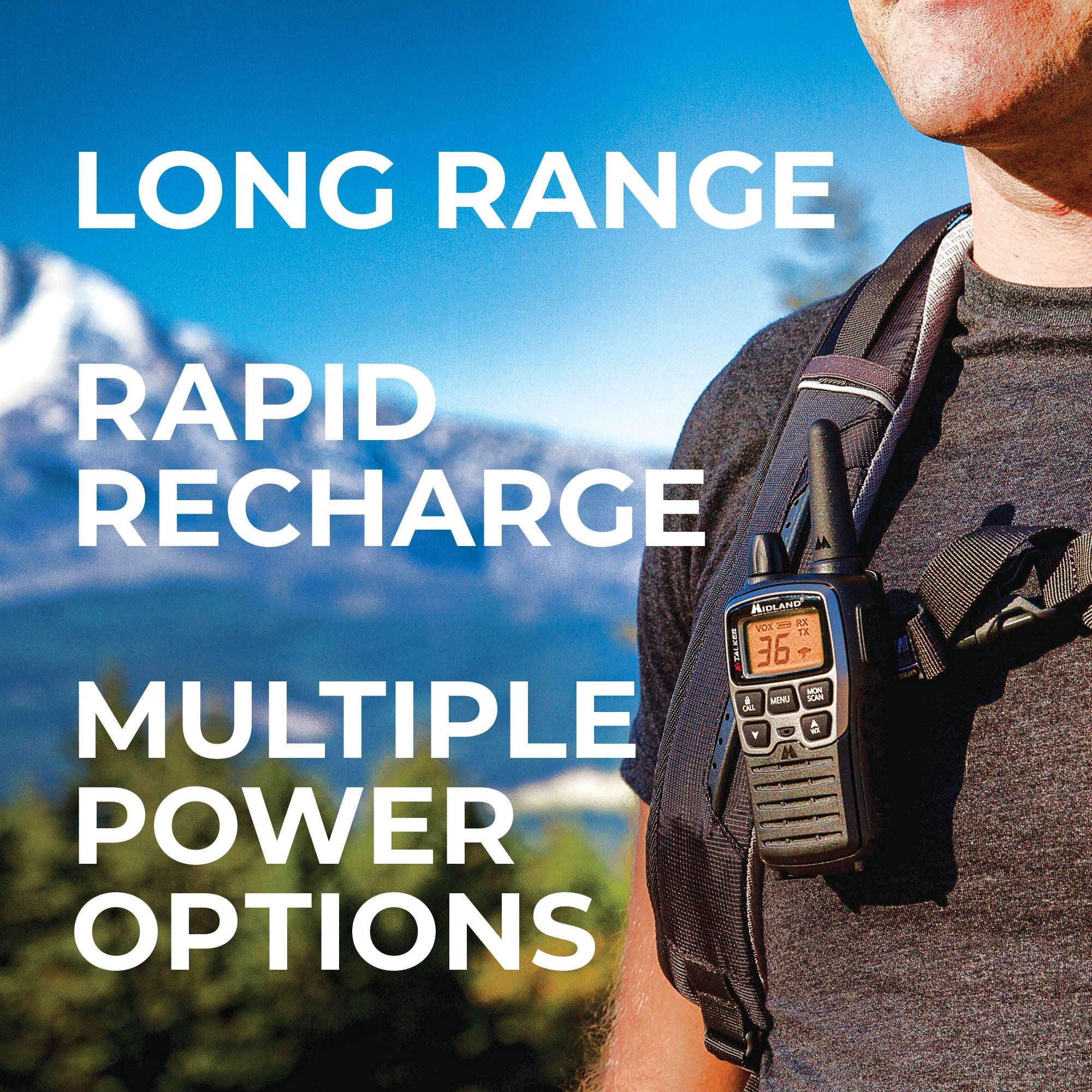 T77 X Talker® FRS Walkie Talkie Bundle with Case - Long Range Two-Way Radios for Outdoor Adventures, Hiking, Camping & Emergency Communication (T77VP5)