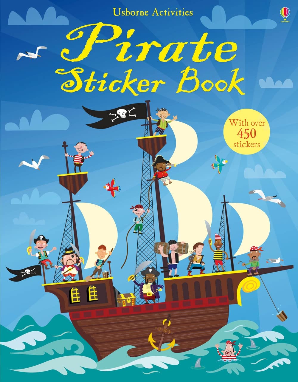 Pirate Sticker Book for Kids - Usborne Sticker Books Collection | Creative Play, Scrapbooking & DIY Projects