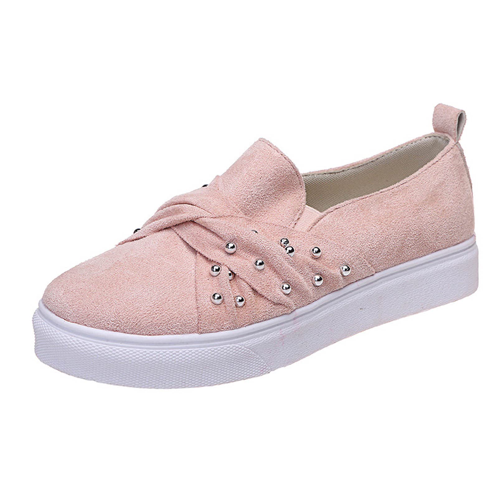 Women's Casual Suede Loafers with Bowknot - Comfortable Flat Shoes for Everyday Wear - Perfect for Office, Travel & Outings