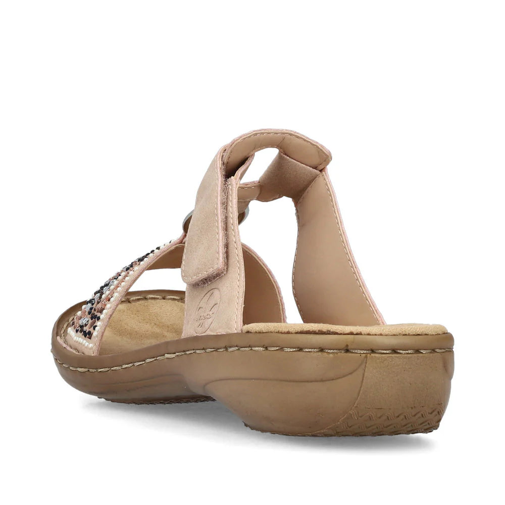 Rieker 608K2 Taupe Women's Comfortable Casual Shoes for Walking, Work & Everyday Wear