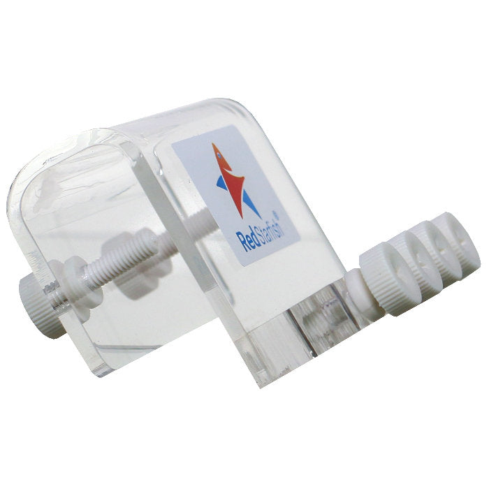Premium Red Starfish Dosing Tube Holder for Aquarium - Secure & Adjustable Coral Feeder Clip for Saltwater Fish Tank Reef Tank Accessories - Perfect for Marine Aquascaping & Coral Care