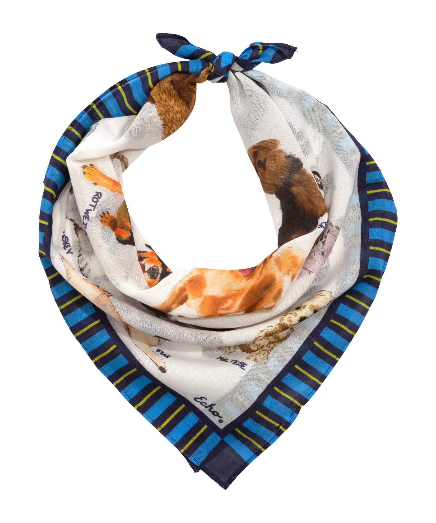 Dog Days Cotton Bandana for Pets - Soft & Breathable Dog Bandana for Small & Large Dogs - Perfect for Everyday Wear, Grooming, and Special Occasions