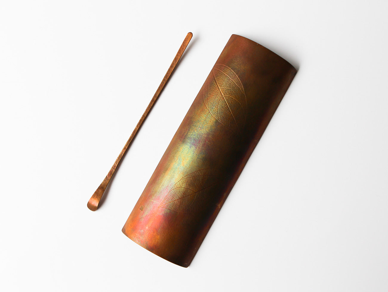 Premium Copper Tea Infuser & Strainer Set - Handcrafted Leaf Design for Loose Leaf Tea - Perfect for Home, Office, and Tea Ceremony Use