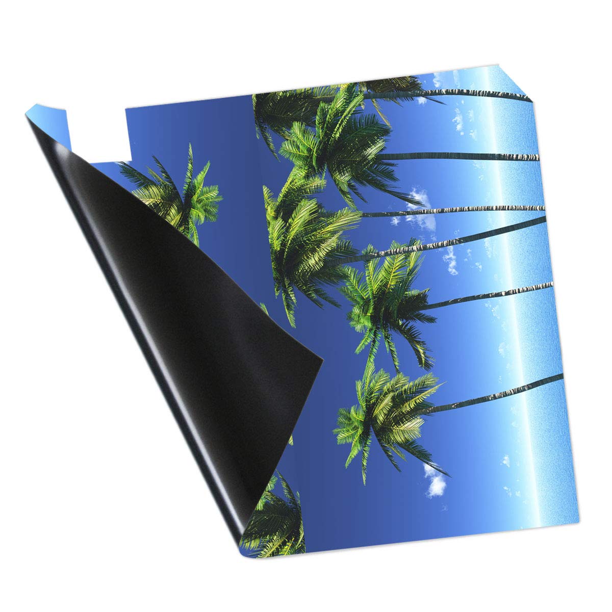 VWAQ Tropical Palm Trees Magnetic Mailbox Cover - Summer Beach Theme with Ocean View Design (MBM12) - Perfect for Coastal Homes, Beach Houses, and Tropical Outdoor Decor
