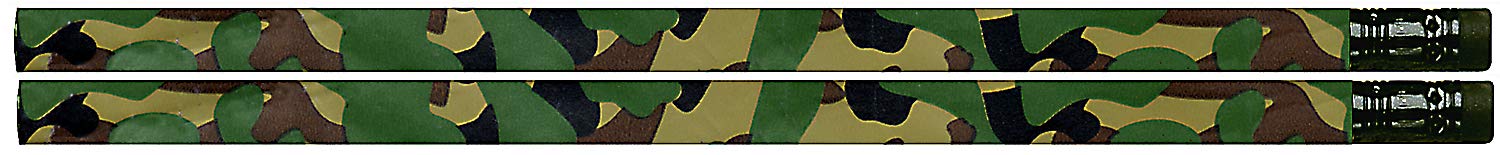 Tactical Camouflage Pencils Set - Military & Hunting Writing Tools - 24 Pack American Made - Perfect for Outdoor Adventures, Survival Kits & Office Use