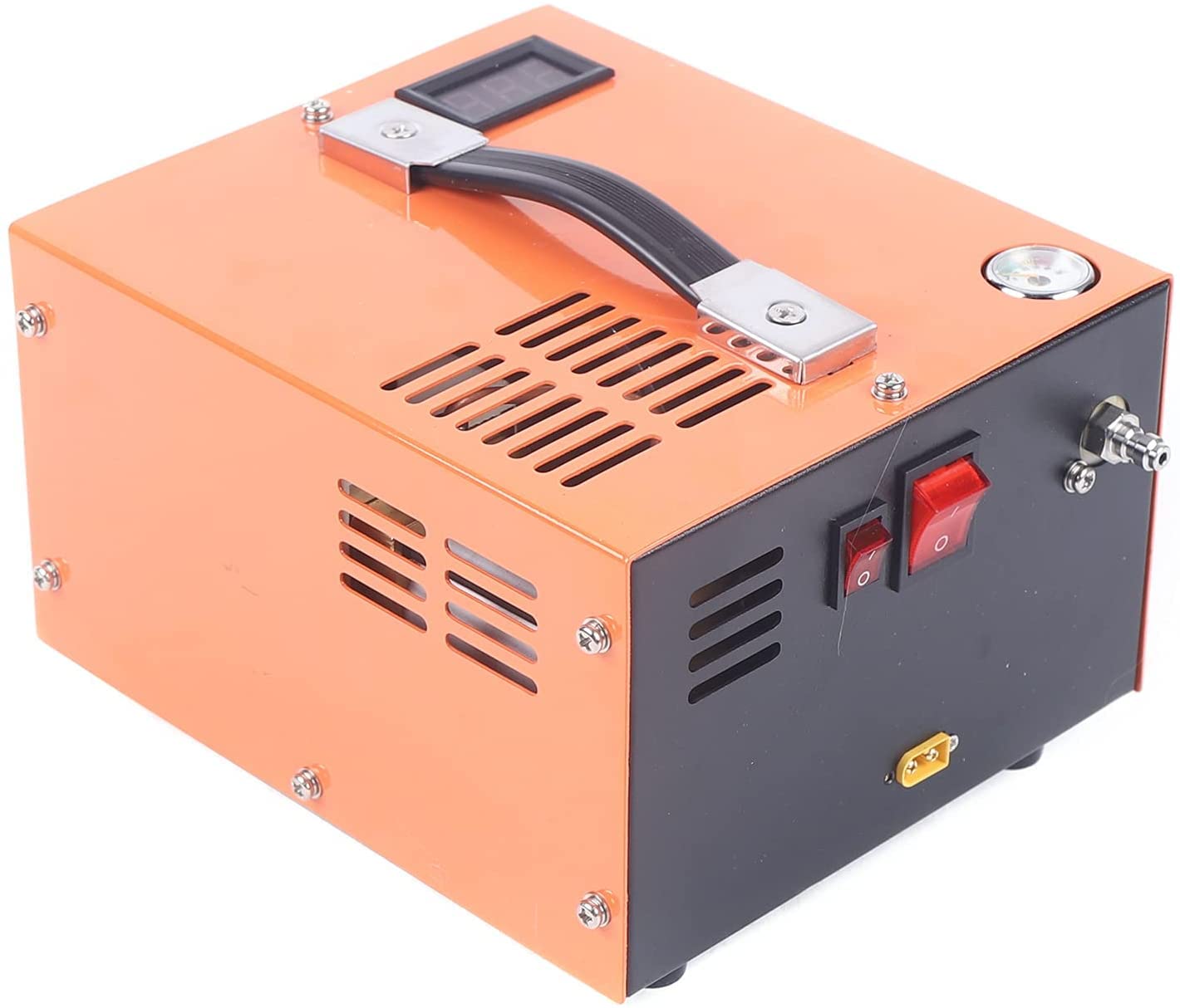 12V 30MPA 4500PSI High Pressure Air Compressor Pump - Portable PCP Air Compressor with Built-in Transformer for Cars, Trucks & Off-Road Vehicles - Ideal for Tire Inflation, Paintball Guns & Scuba Diving Equipment
