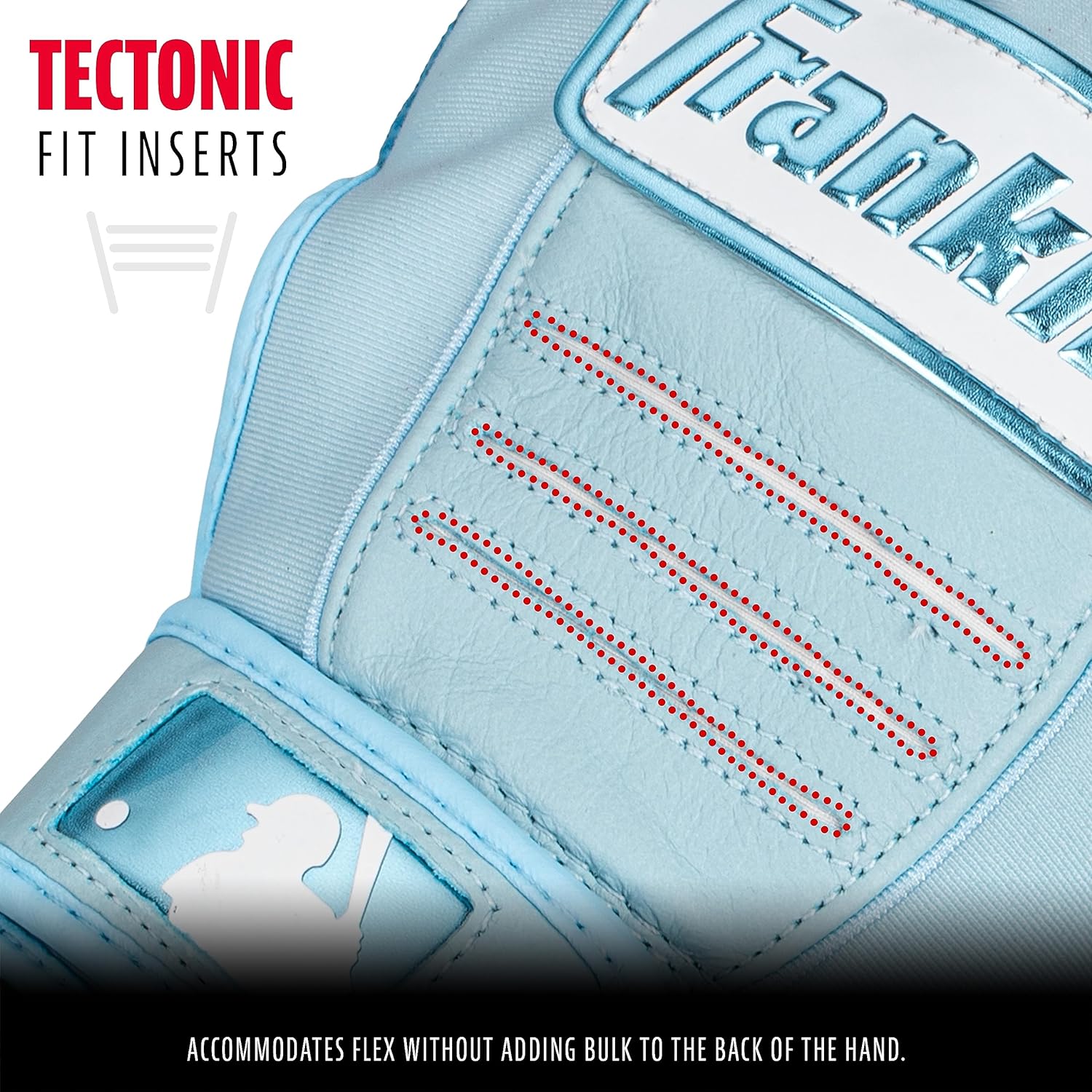 Franklin CFX Pro Hi Lite Adult Batting Gloves - Baseball & Softball Training Gloves for Men & Women, Breathable & Grip Enhanced for Optimal Performance (Practice, Games, Hitting Drills)