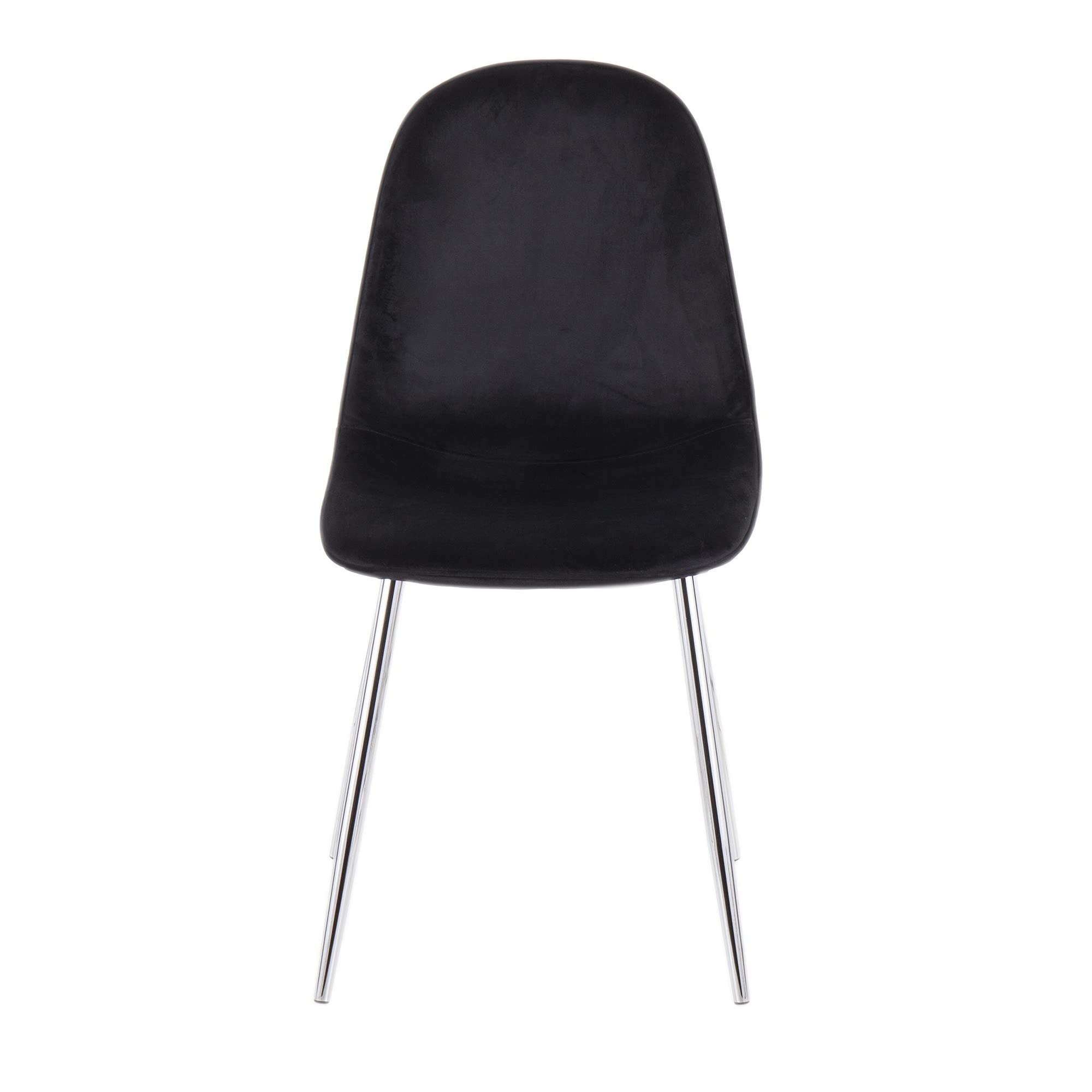 LumiSource Pebble Chair - Modern Upholstered Dining Chairs Set of 2 for Kitchen & Dining Room - Comfortable Contemporary Seating for Home & Restaurant Use