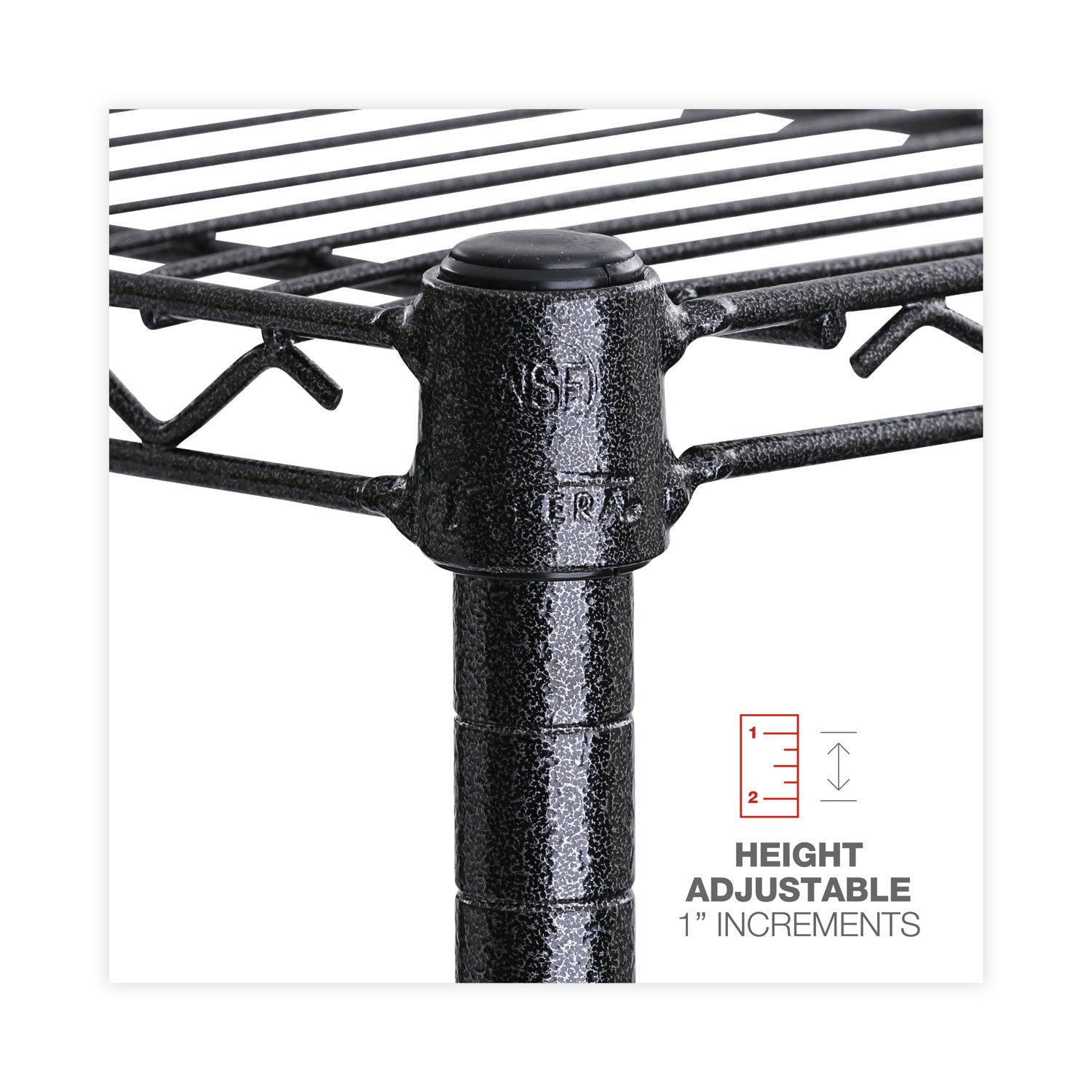 Alera® BA Plus 4-Tier Wire Shelving Kit - 72