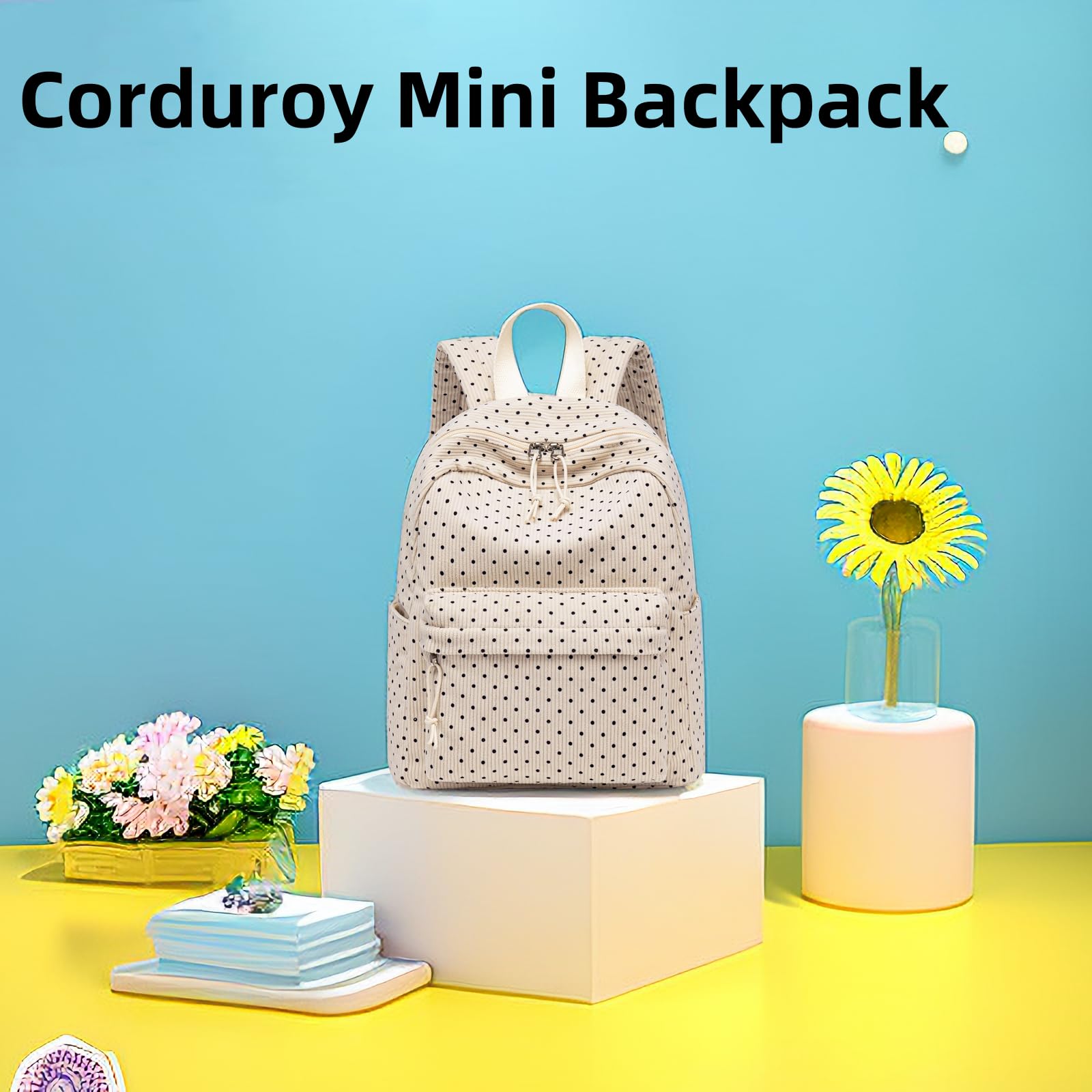 Cute Mini Backpack for Girls & Teens - Small Casual Purse Backpack for School, Travel & Daily Use | Lightweight Durable Daypack for Students, Outings & Shopping