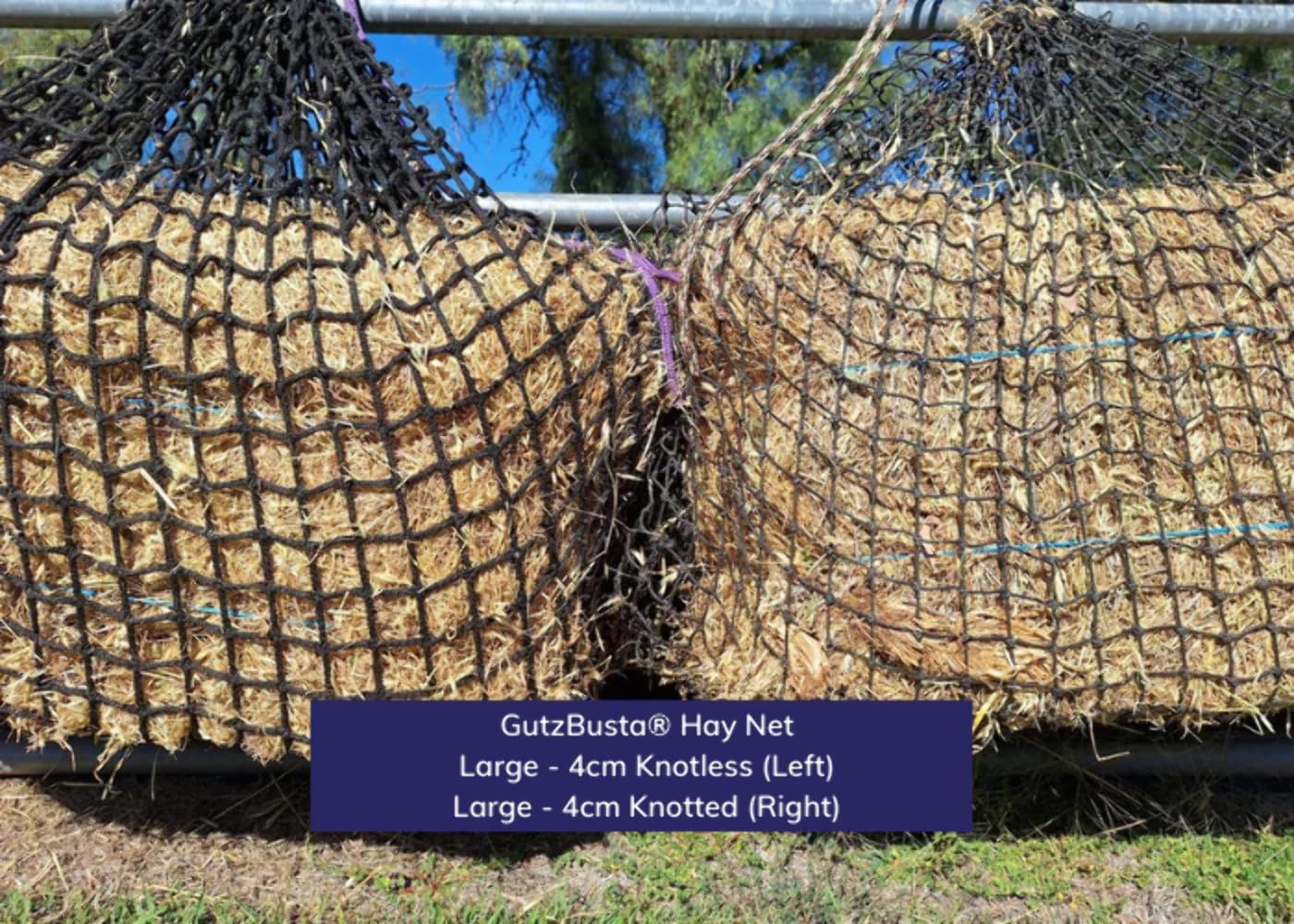 Large Knotless Slow Feed Hay Net 3/4