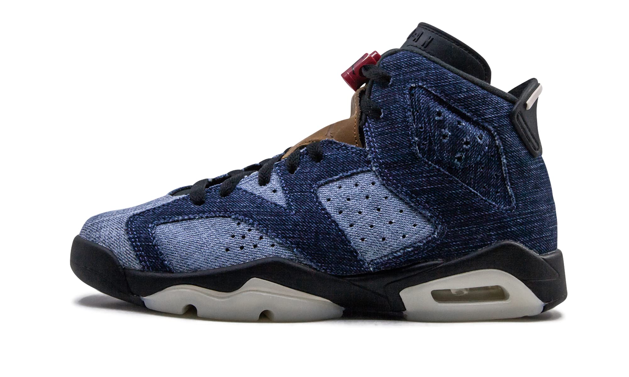 Nike Air Jordan 6 Retro GS Big Kids Basketball Shoes CV5489-401 - Blue/White - Size [Your Size] | Perfect for School, Sports & Street Fashion