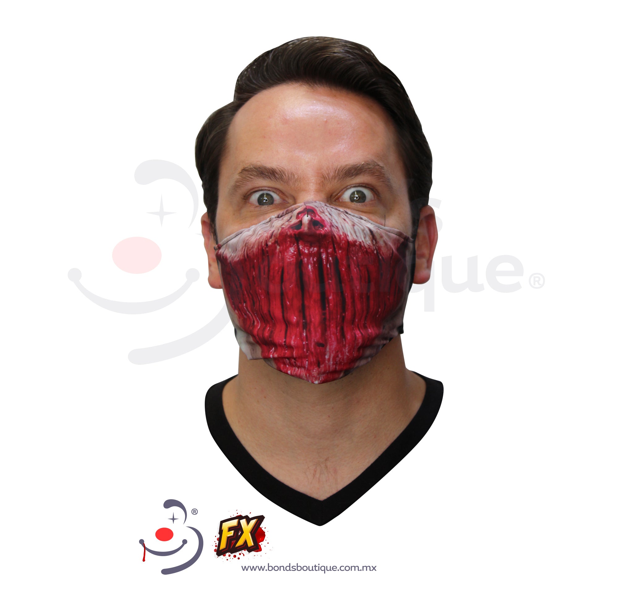Halloween Face Masks - Spooky & Fun Printed Masks for Adults & Kids - Perfect for Halloween Parties, Trick or Treating, and Costume Accessories