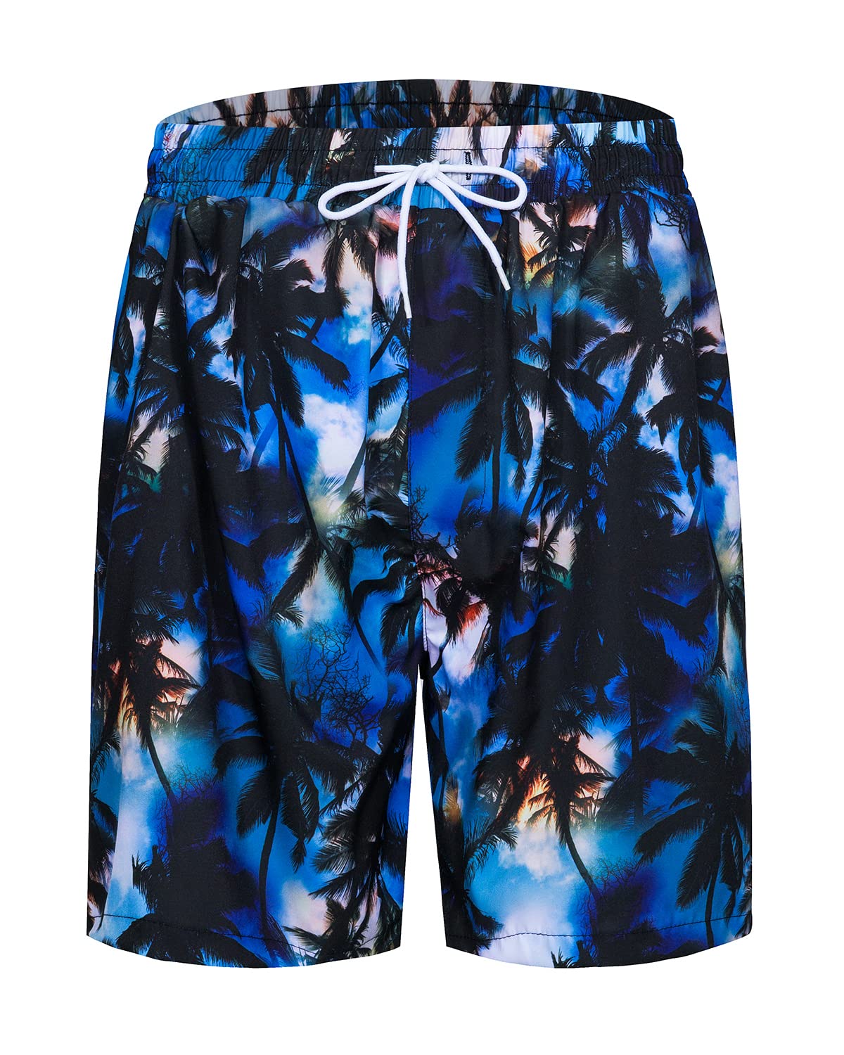 TUNEVUSE Men's Hawaiian Shirt and Shorts Set - 2 Piece Tropical Beach Outfit with Floral Print & Bucket Hat | Summer Vacation, Luau Party, Poolside Relaxation Outfit