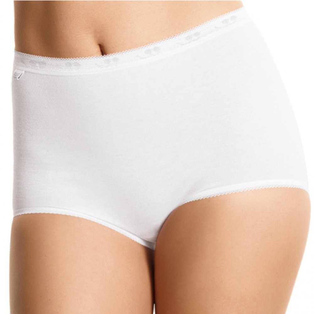 Sloggi Women's Zero Feel High Waisted Seamless Cotton Underwear - 4 Pack Comfortable Breathable Panties for Everyday Wear, Yoga & Lounge