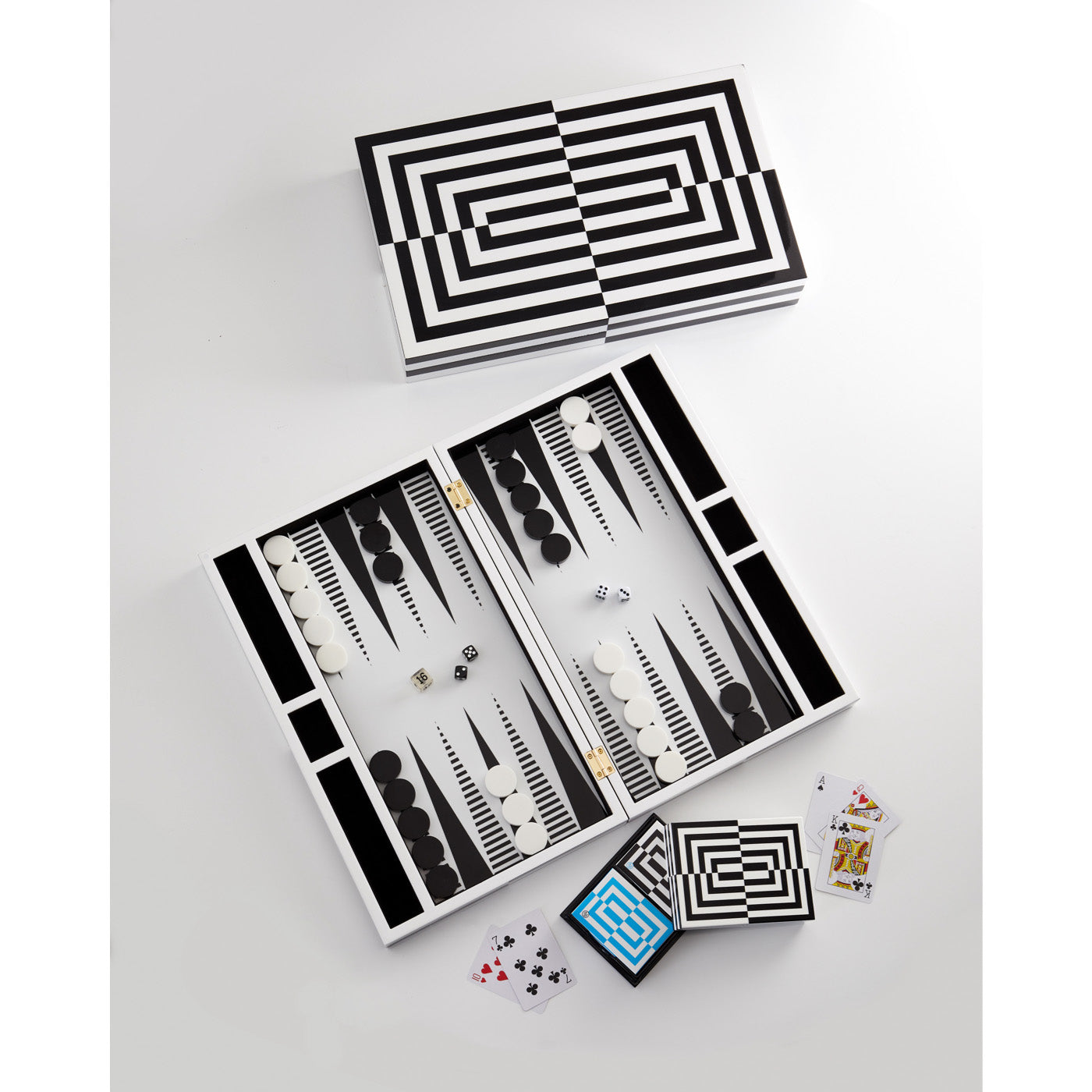 Op Art Lacquer Playing Cards Set - Premium Waterproof & Durable for Poker, Magic Tricks & Collectors - Perfect for Game Nights, Gifts & Cardistry