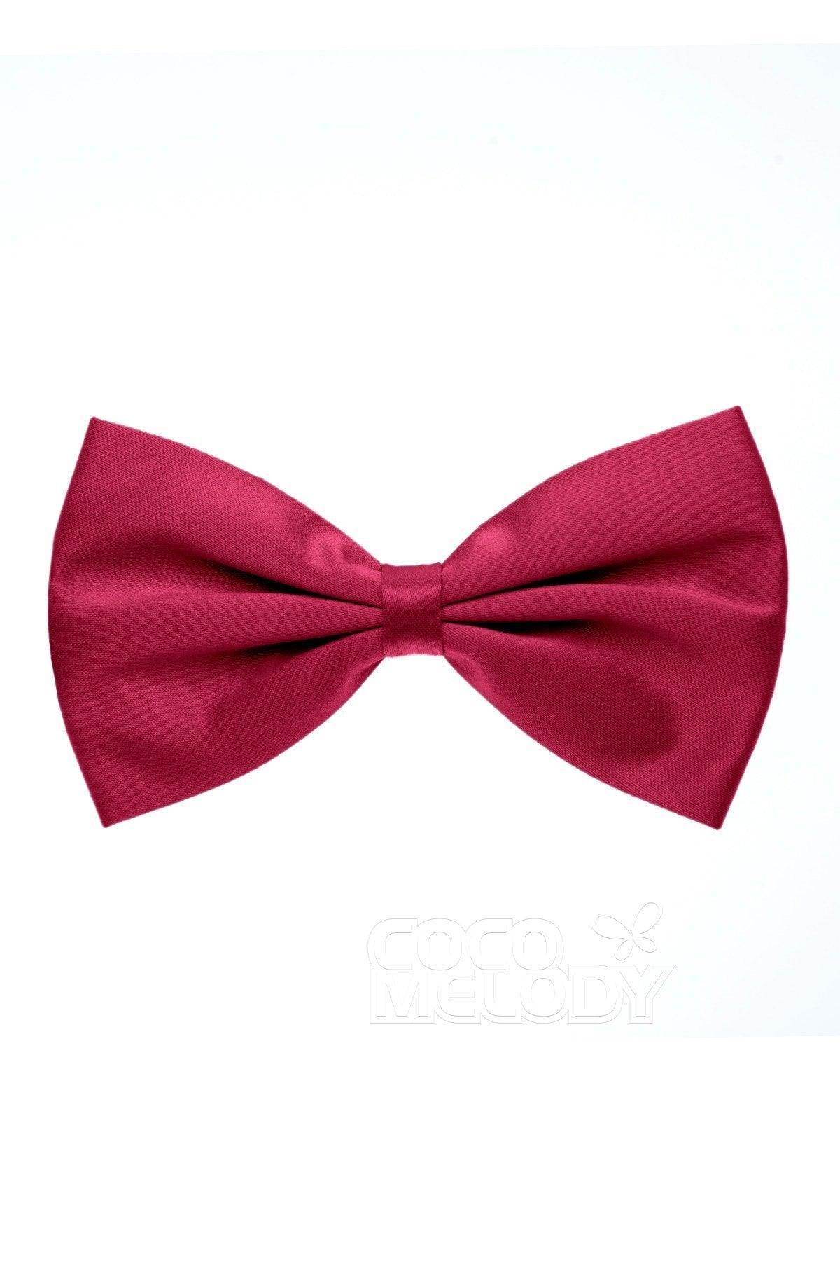 Elegant Men's Elastic Silk-Like Satin Bow Tie - Adjustable & Comfortable Formal Wear Accessory for Weddings, Prom, Parties & Special Occasions