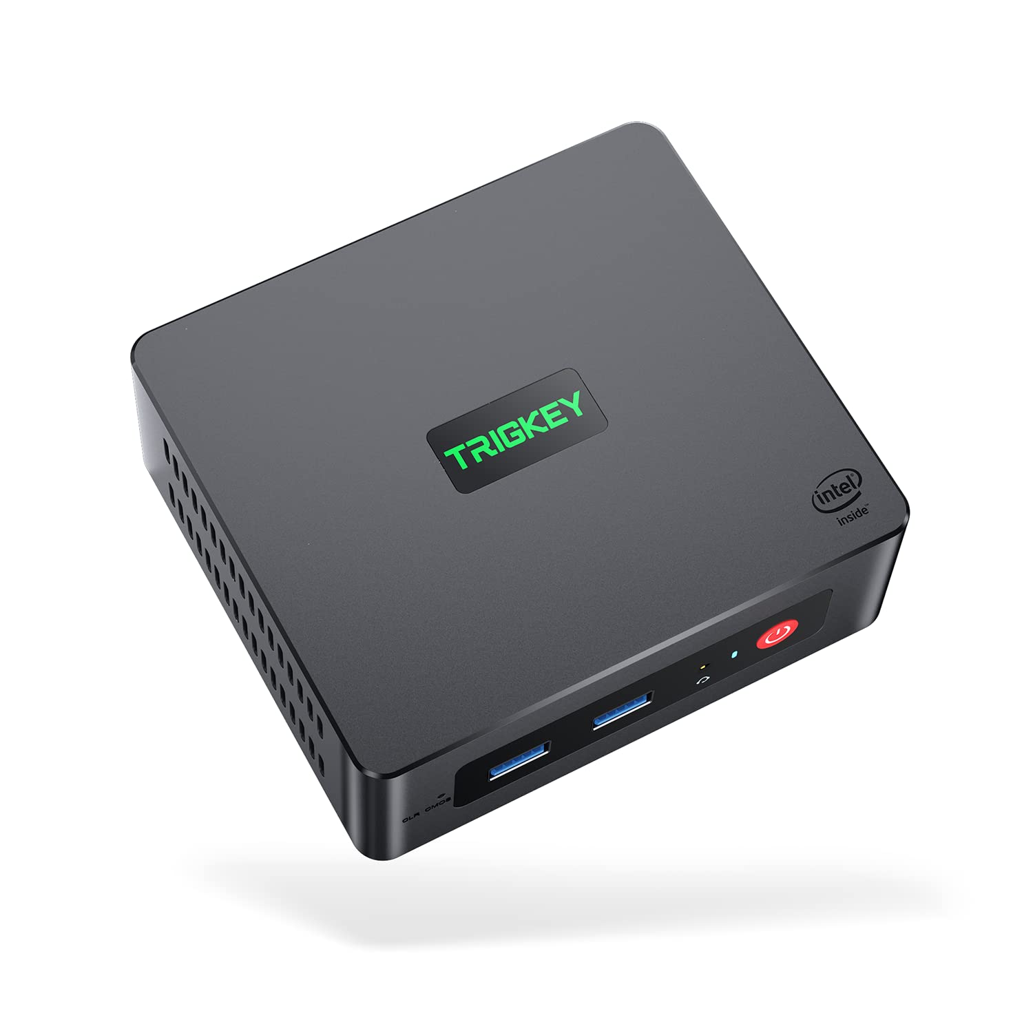 TRIGKEY Mini PC N100 G4 - Intel 12th Gen Alder Lake-N100, 16GB DDR4 RAM, 500GB SSD, Dual HDMI 4K@60Hz, WiFi 6, USB 3.2 Gen 2 - Compact Desktop Computer for Home Office, Gaming & Media Streaming
