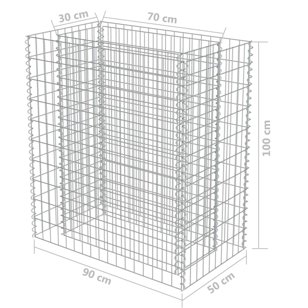 Gabion Baskets for Outdoor Gardening - Raised Vegetable & Flower Bed, Garden Fencing, Landscape Edging, Lawn Cage - Perfect for Patio Decoration and Backyard Landscaping