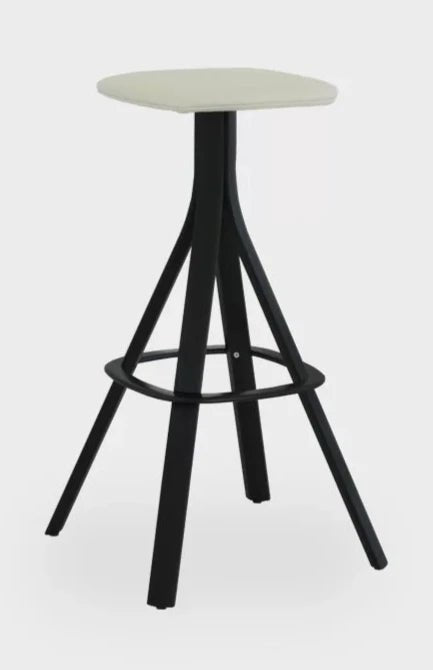 Lusto S461 Modern Bar Stool by Lapalma - Adjustable Height Dining Stool for Kitchen Island, Breakfast Bar & Home Decor
