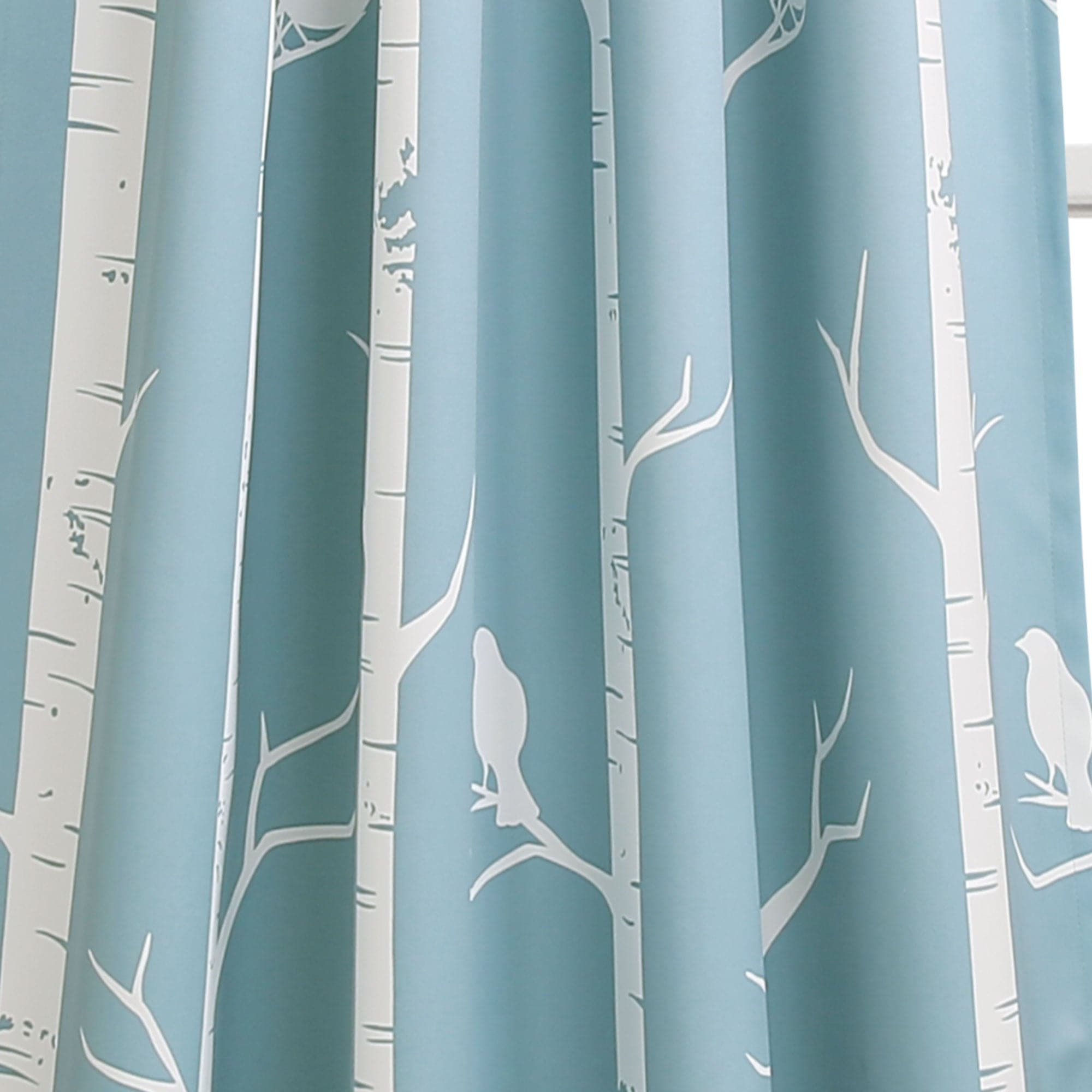 Bird on the Tree Light Filtering Window Curtain Set - Nature Inspired Sheer Drapes for Living Room & Bedroom - Perfect for Soft Sunlight & Privacy