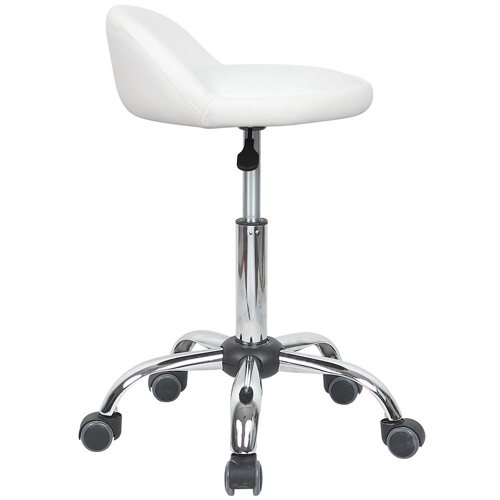 Juno Adjustable Height Massage Stool with Wheels - Portable & Ergonomic Design for Home, Office, and Spa Relaxation