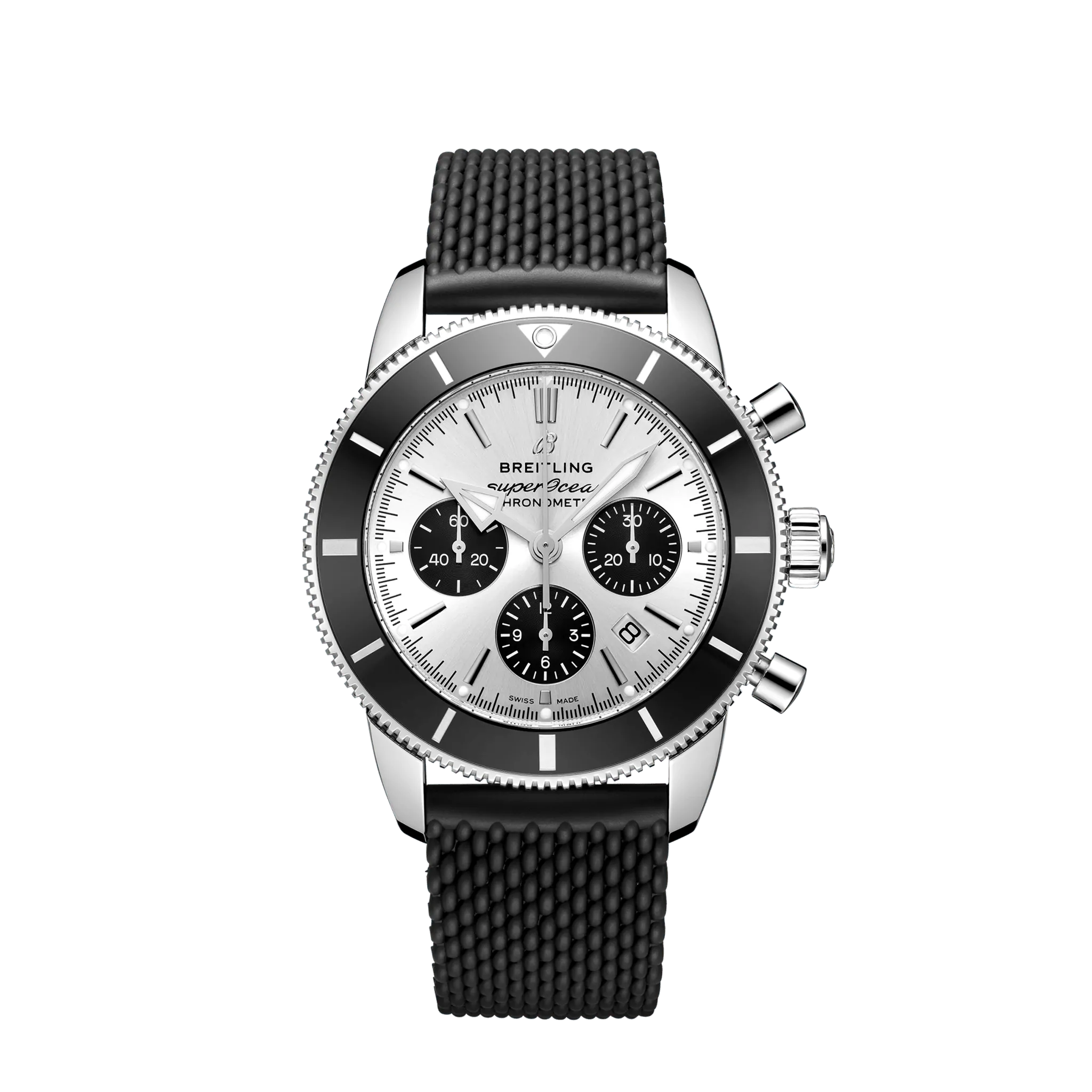 Breitling Superocean Heritage B01 Chronograph 44mm Stainless Steel Men's Luxury Dive Watch for Swimming, Sailing & Water Sports