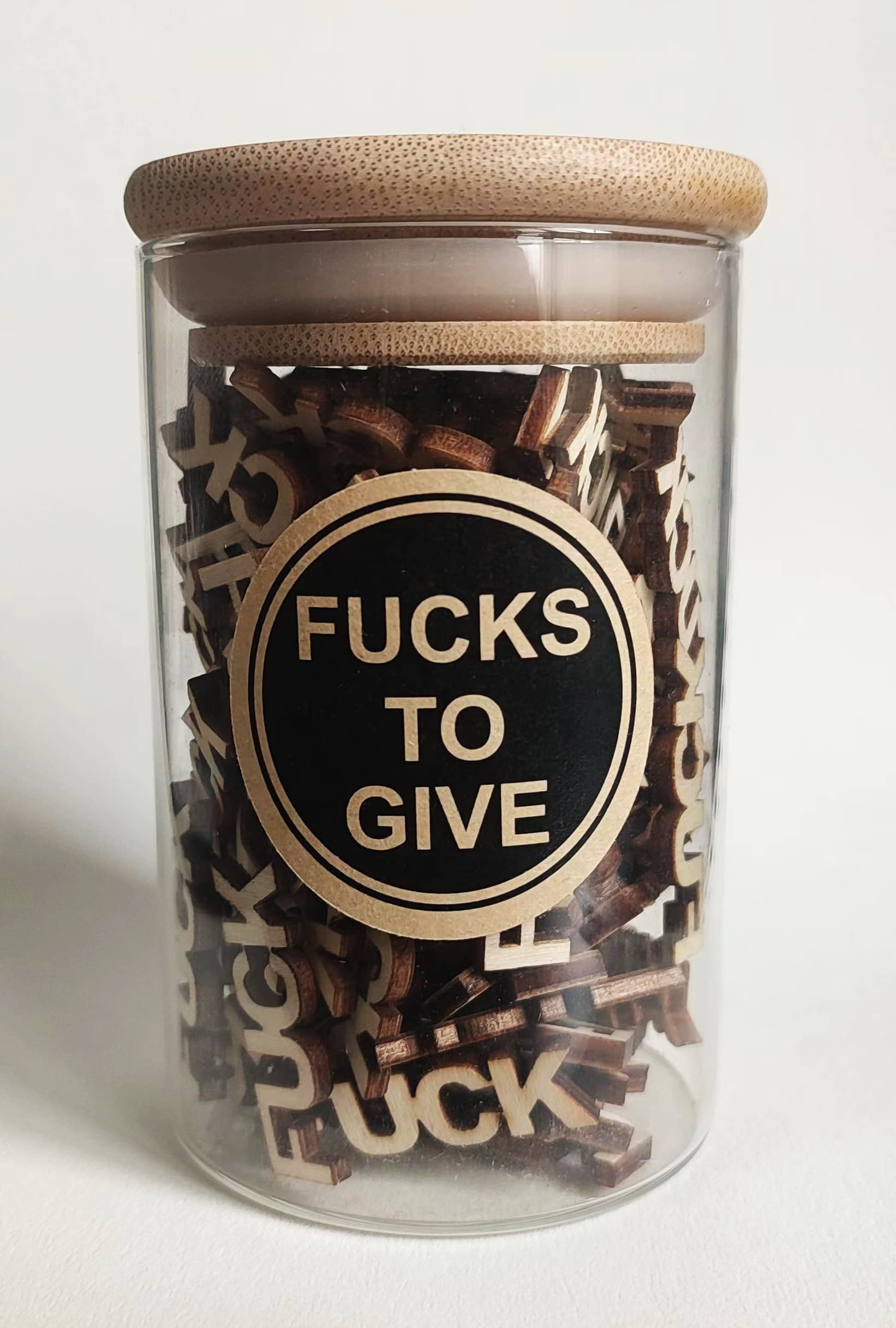 Funny Fuck Jar Gift - 12 oz Novelty Gag Gift for Birthdays, Christmas, Anniversaries & Valentine's Day | Perfect for Friends, White Elephant Parties & Office Pranks