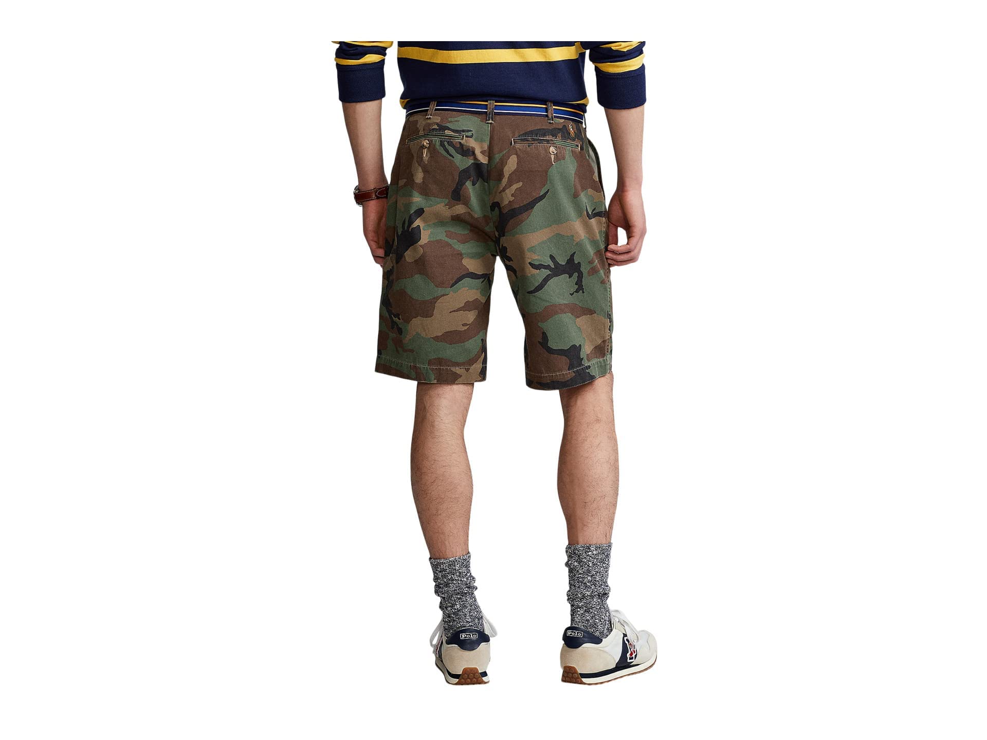 POLO RALPH LAUREN Men's 10-Inch Relaxed Fit Chino Shorts in Surplus Camo - Size 32 | Casual Summer Wear, Outdoor Activities & Beach Vacation Essentials