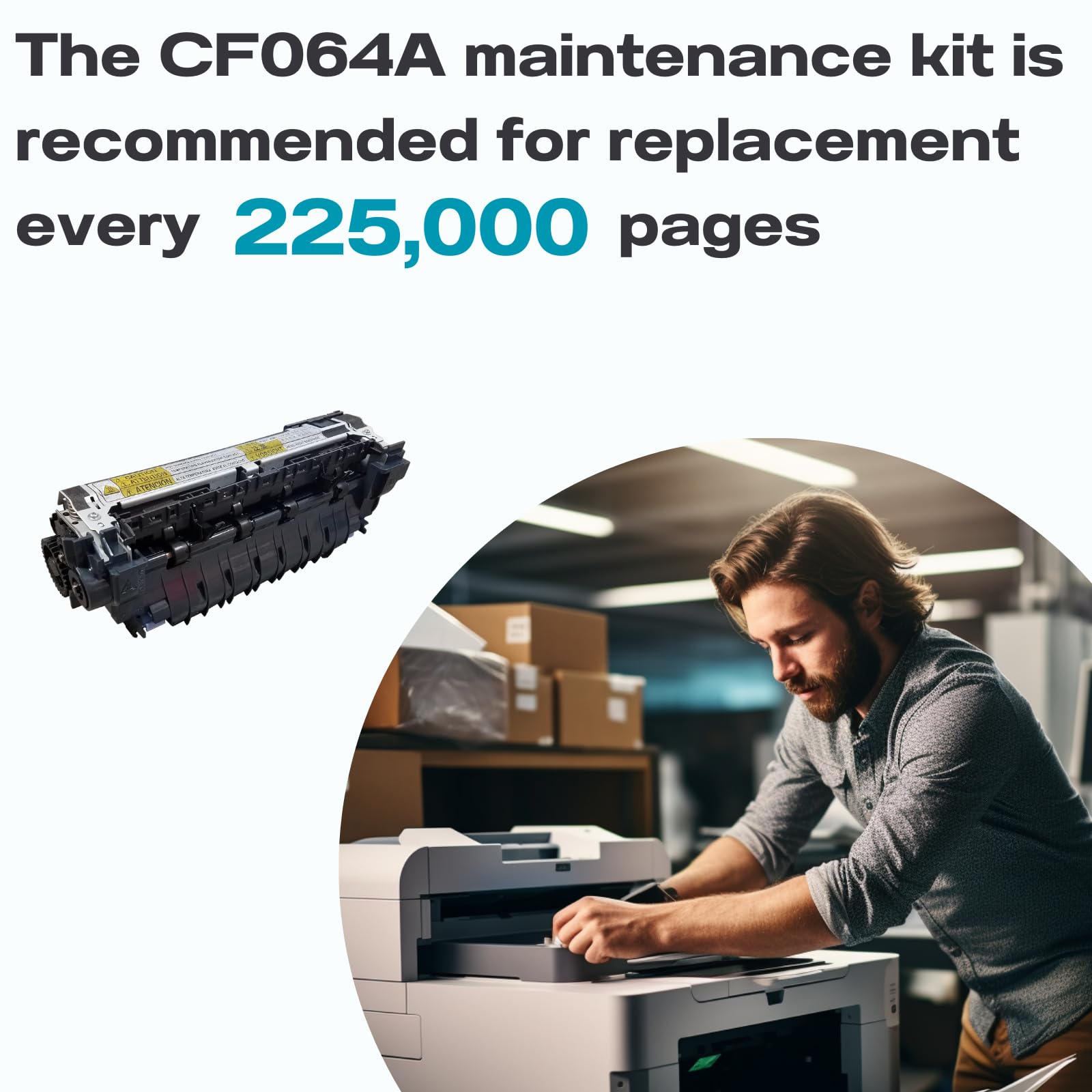 Original Printer Maintenance Kit CF064A (CF064-67902) for HP LaserJet Enterprise 600 M601 M601n M602 M602n - High-Quality Replacement Parts for Office & Home Printing Needs