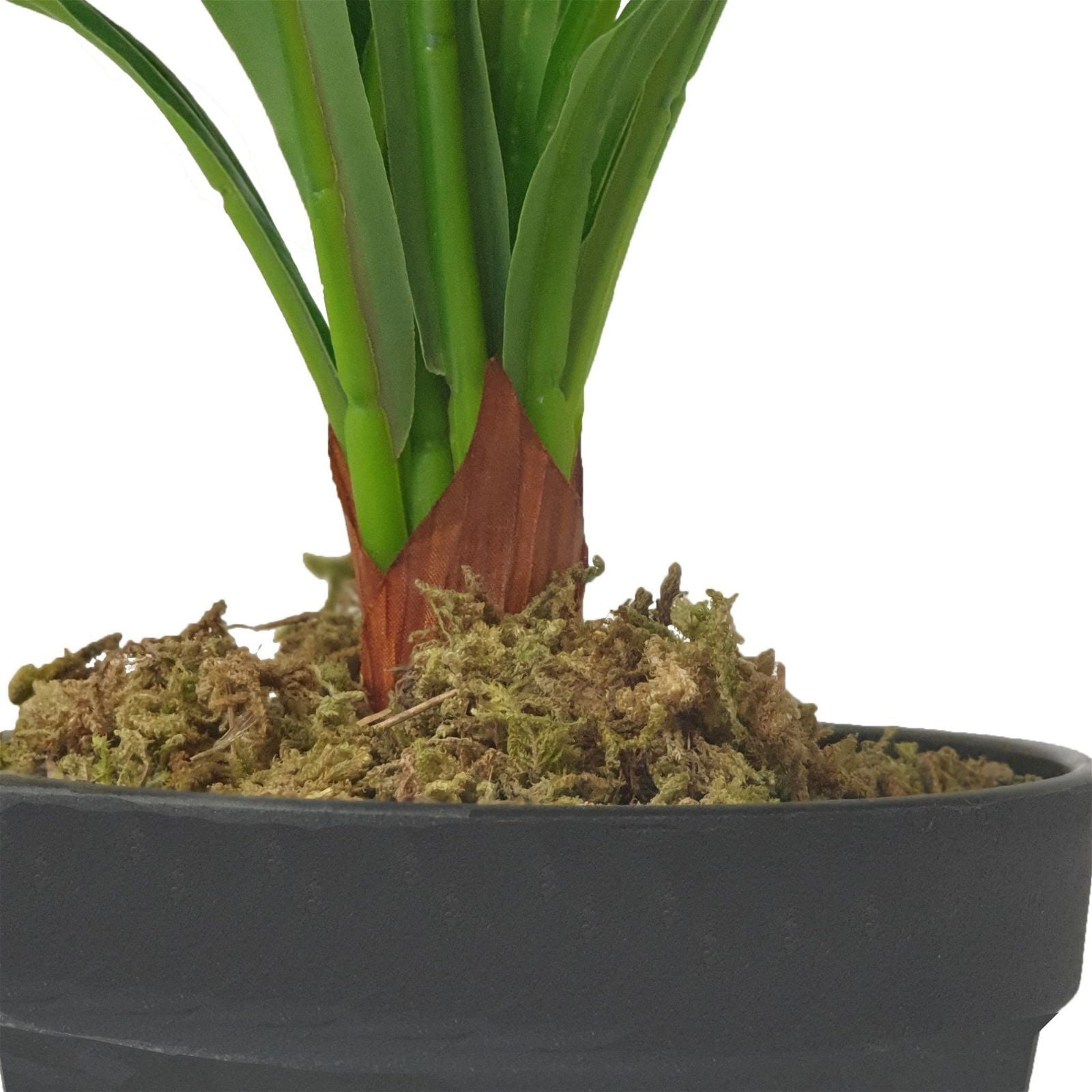 43cm Broad Leaf Artificial Plant by Criterion - Perfect for Home Office Decor, Living Room Greenery & Indoor Plant Styling