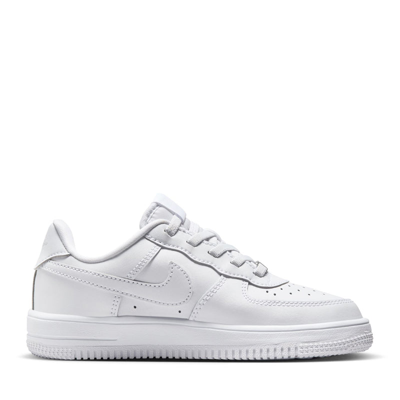 Nike Force 1 Low EasyOn Kids' Slip-On Sneakers - White/White - Comfortable & Stylish for School, Play & Everyday Wear