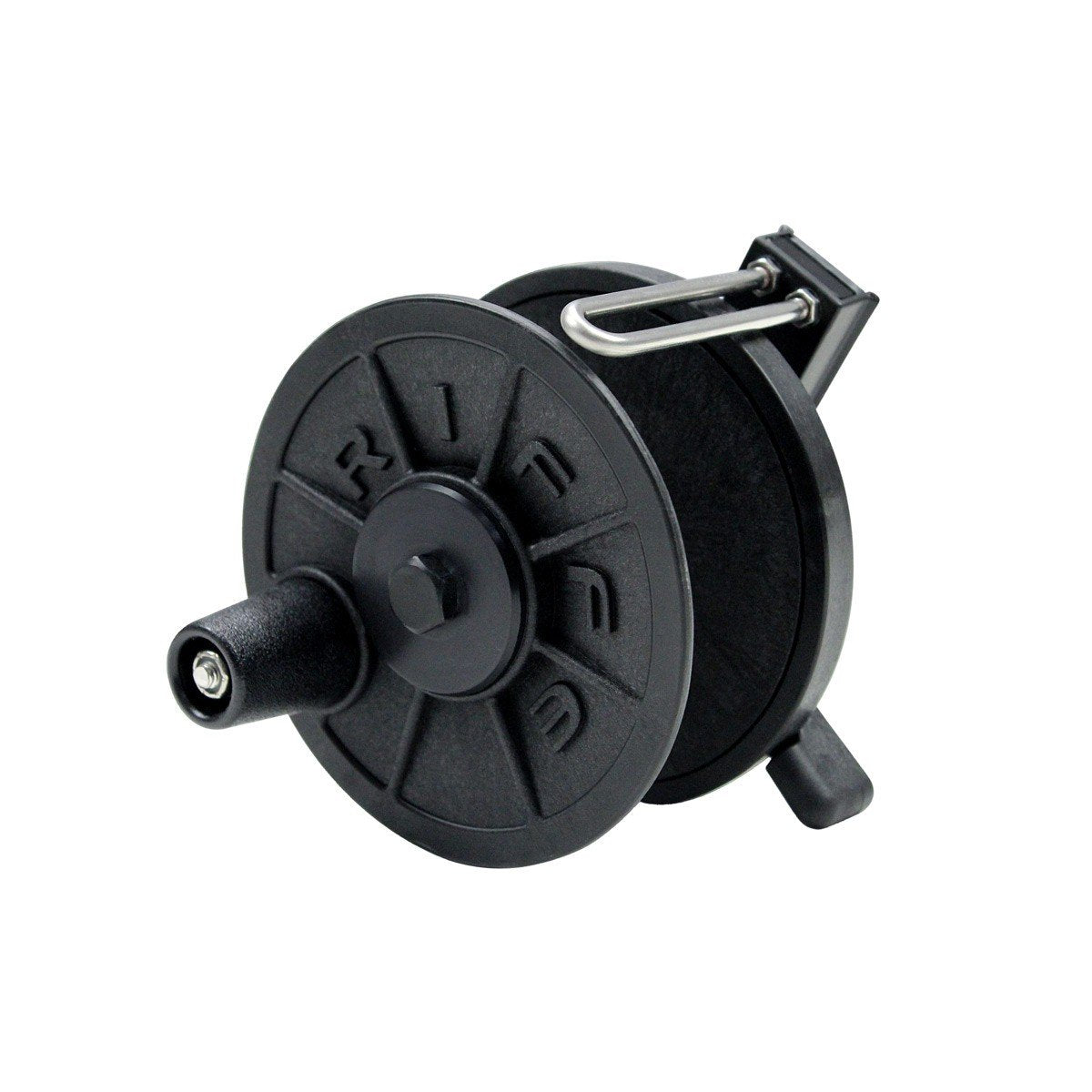 Riffe HORIZONTAL REEL 125ft FLAT MOUNT Spearfishing Reel with No Line Included - Perfect for Deep Sea Diving and Underwater Hunting