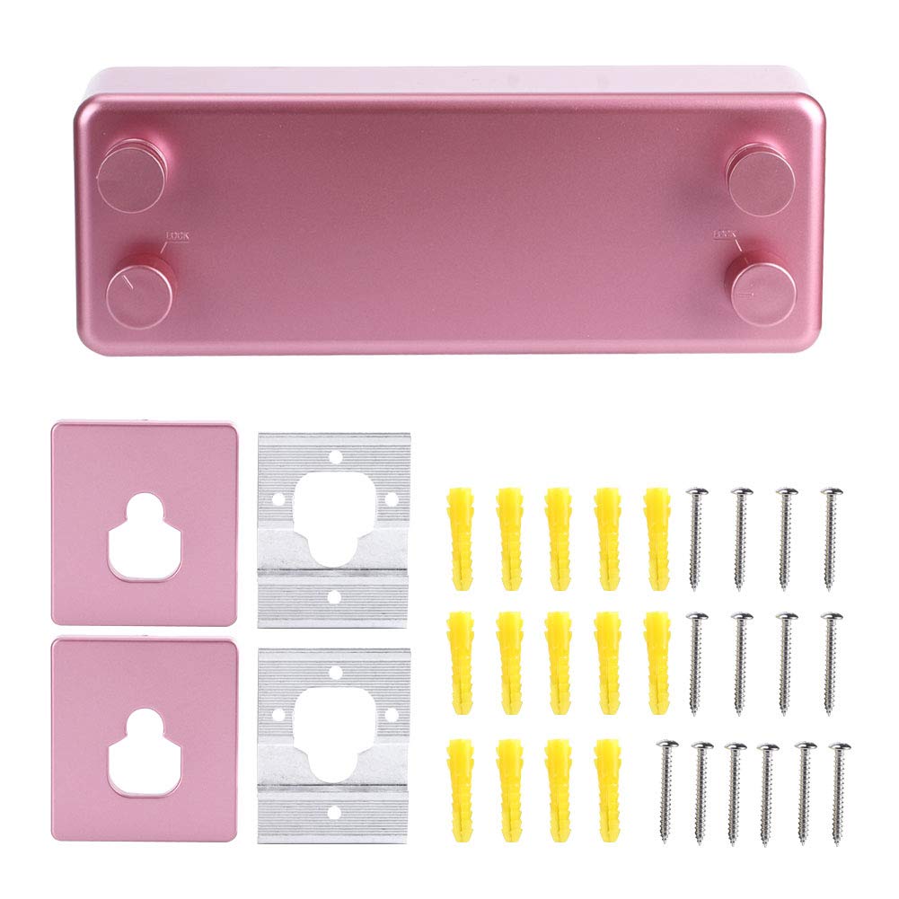 ATYHAO Telescopic Clothesline Rope - Adjustable Laundry Drying Rack for Balcony, Bathroom & Closet Storage (Pink) | Space-Saving Clothes Hanger for Small Apartments & Dorm Rooms