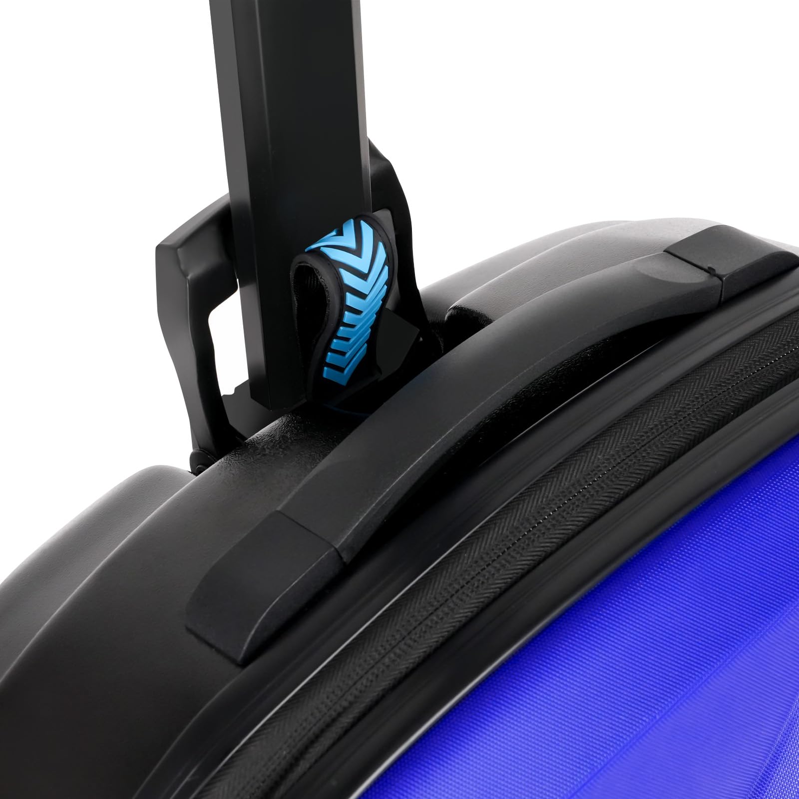 **Kids & Adults Ride-On Scooter Luggage - Hardside Foldable Carry-On Suitcase with Wheels for Ages 4-15, Lightweight & Multifunctional (Royal Blue) - Perfect for Travel, Commuting & Fun Adventures**