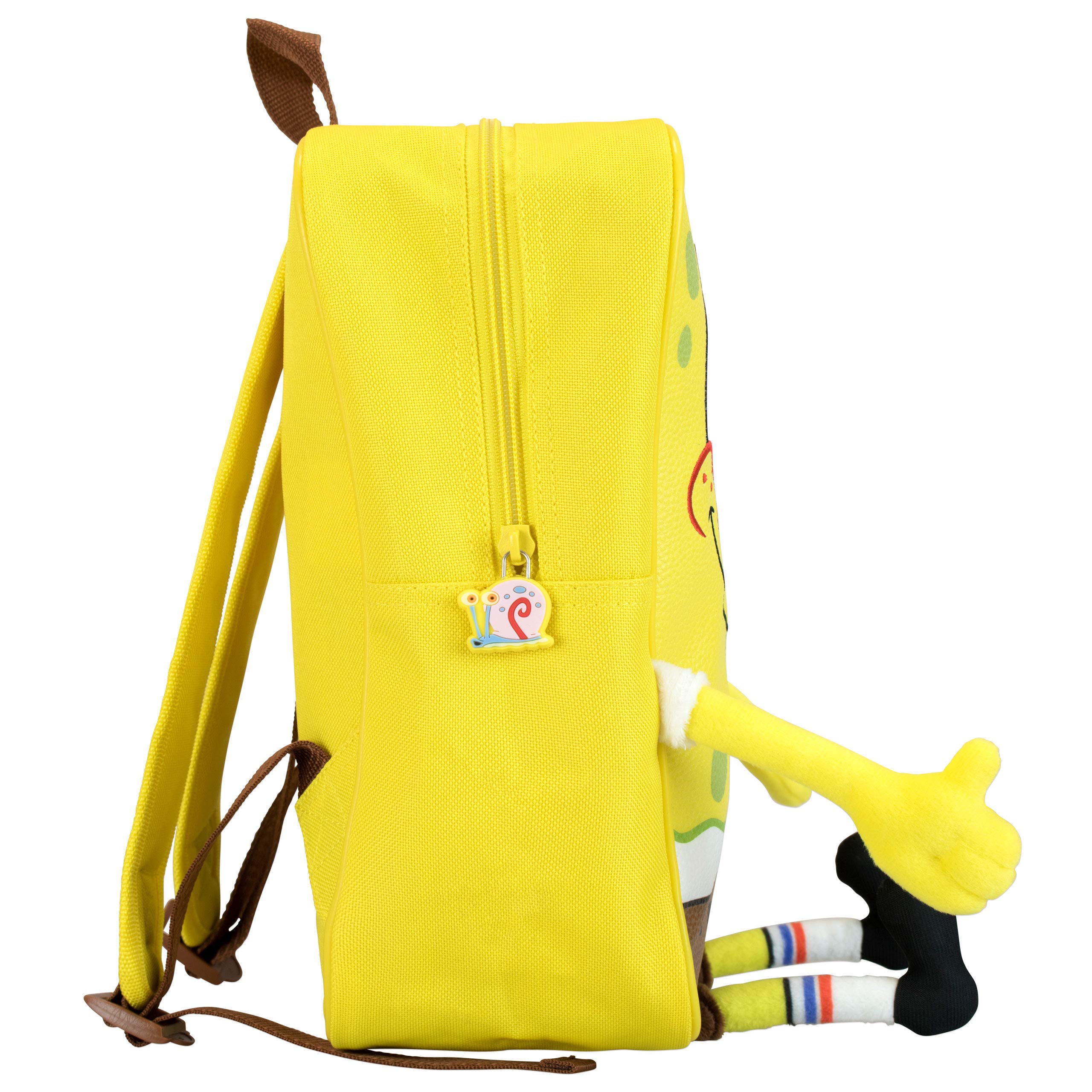 SpongeBob Backpack for Kids - Yellow School Bag for Boys & Girls, Lightweight & Durable, Perfect for School, Travel & Daily Use