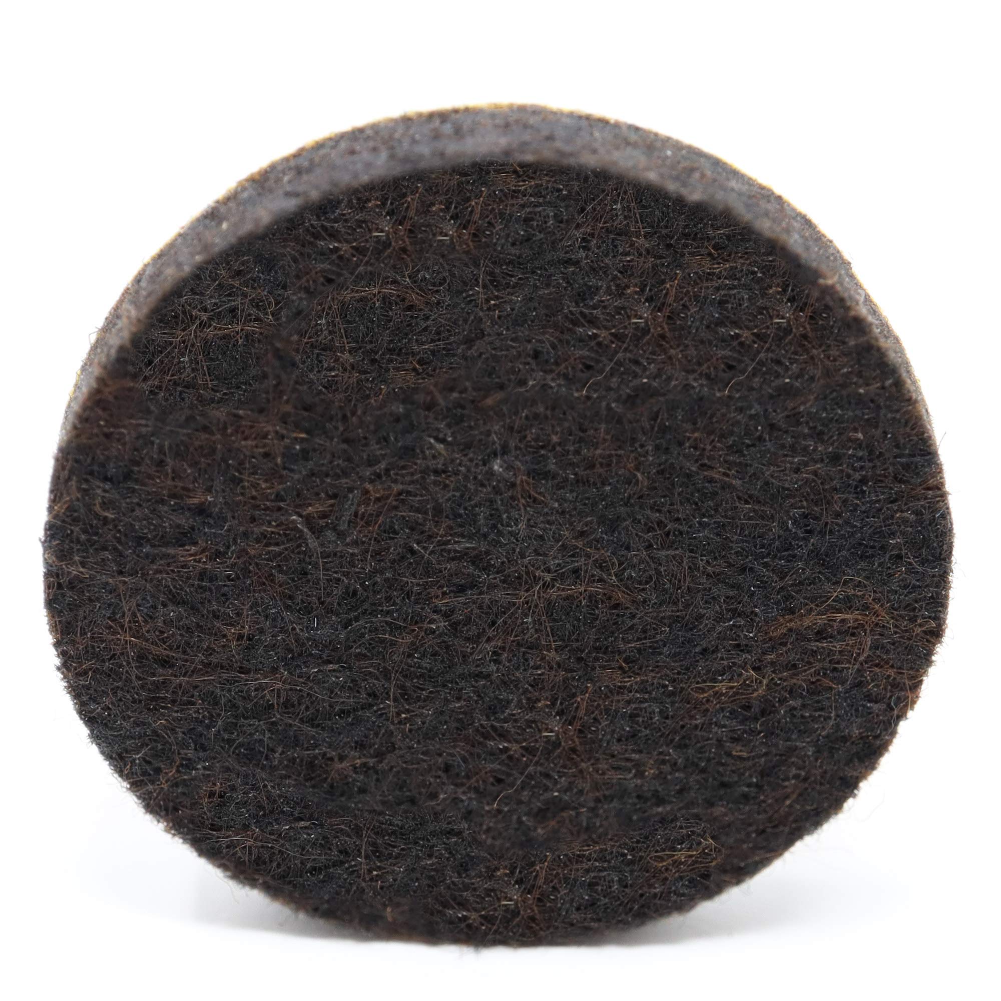 Adsamm® 4-Pack Brown Self-Adhesive Felt Pads - 1.42