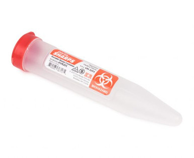 Best Portable Sharps Disposal Container for Needles & Syringes - Safe Medical Waste Disposal - Travel & Home Use