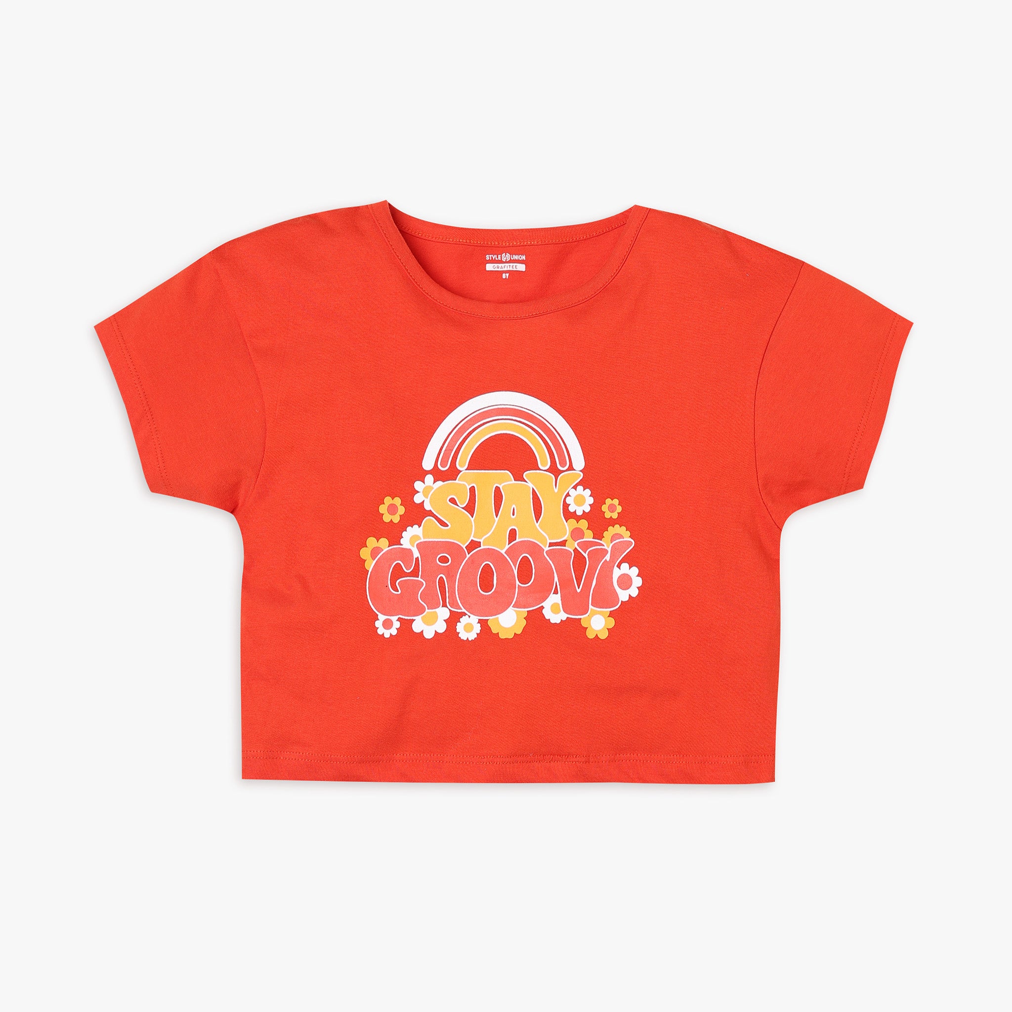 Girl's Regular Fit Printed T-Shirt - Soft Cotton Short Sleeve Tee for Kids | Perfect for School, Playdates & Everyday Wear