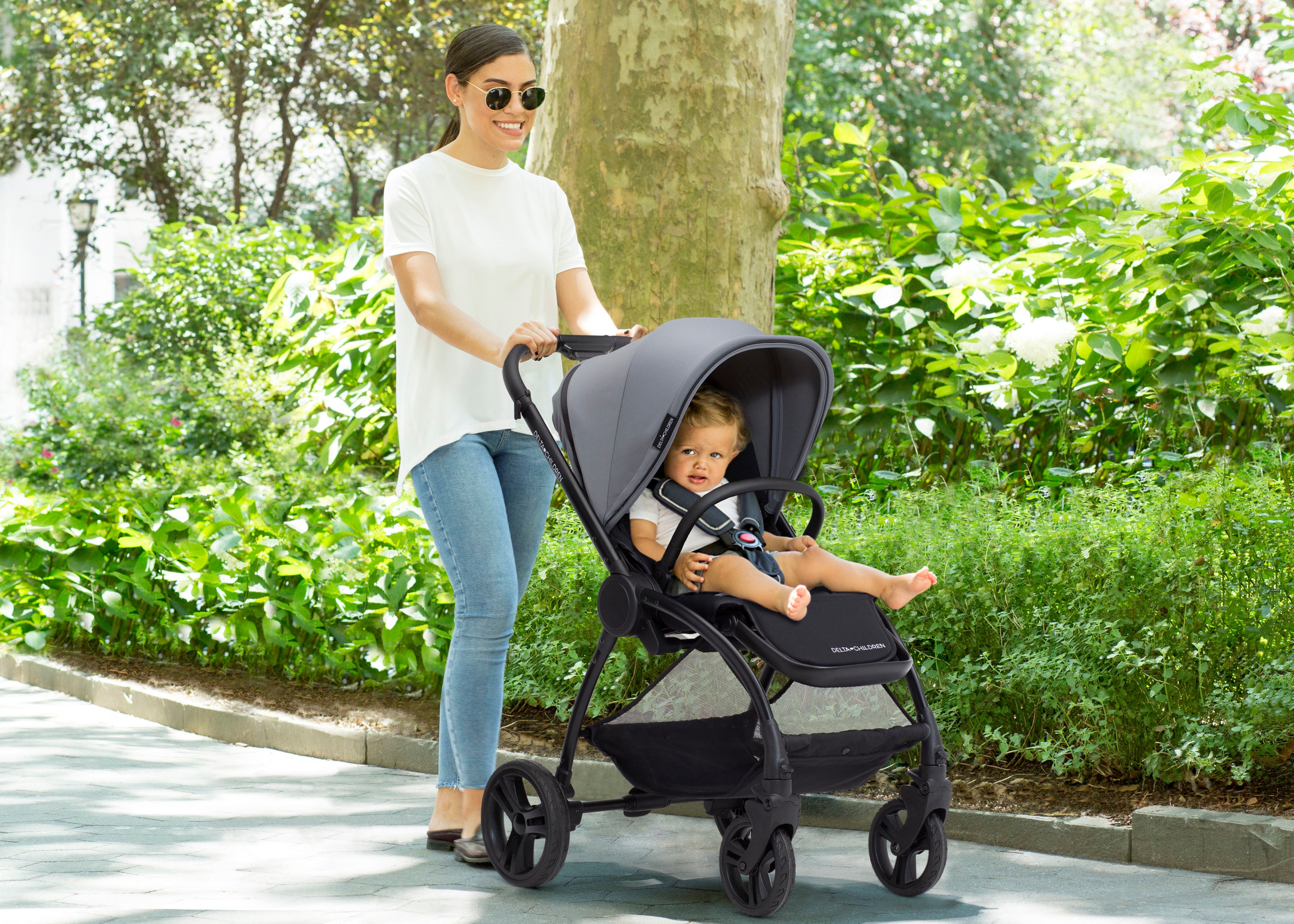 Reversible Stroller for Baby - Lightweight & Compact Foldable Design - Perfect for Travel, Shopping, and Daily Walks