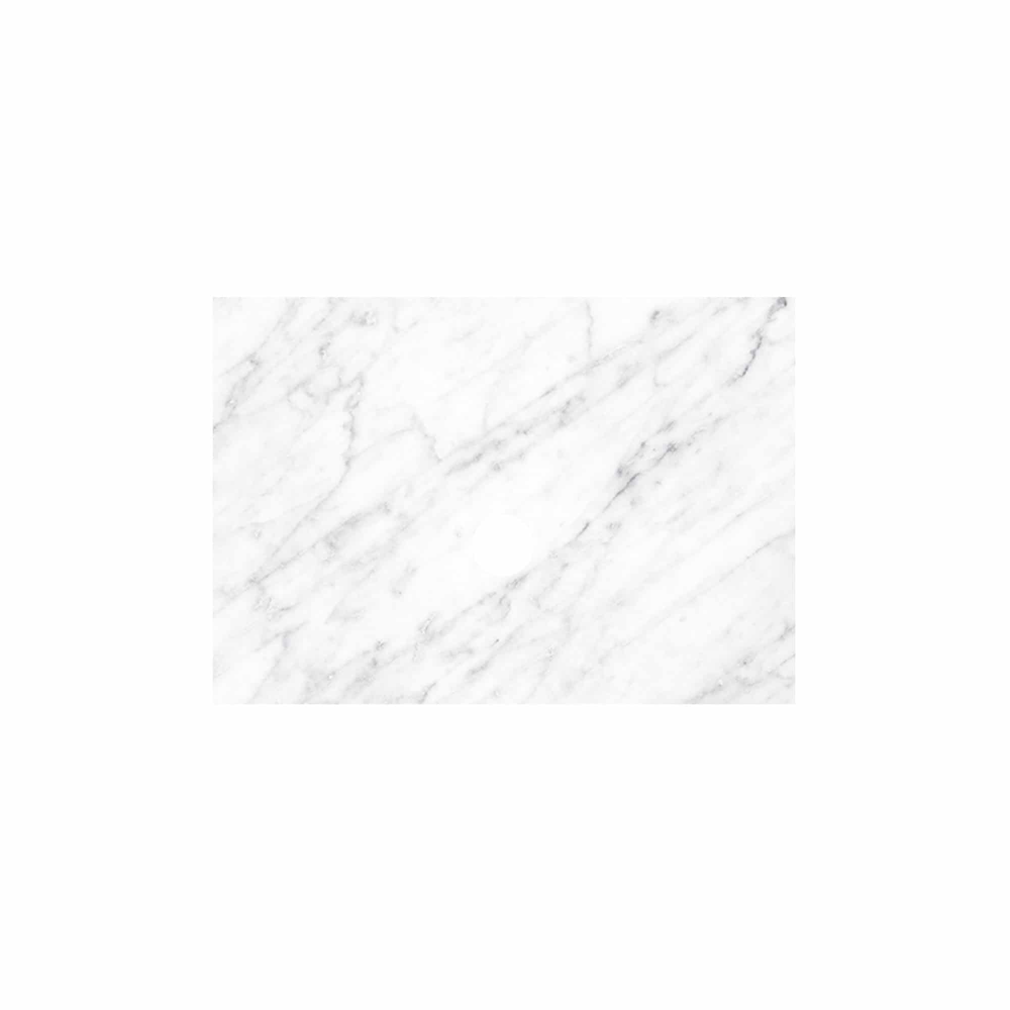 Native Trails Americana 30-Inch Freestanding Bathroom Vanity with Carrara Marble Top & Lido Sink - No Faucet Hole - Abalone Accents - Perfect for Modern Farmhouse & Coastal Bathroom Designs