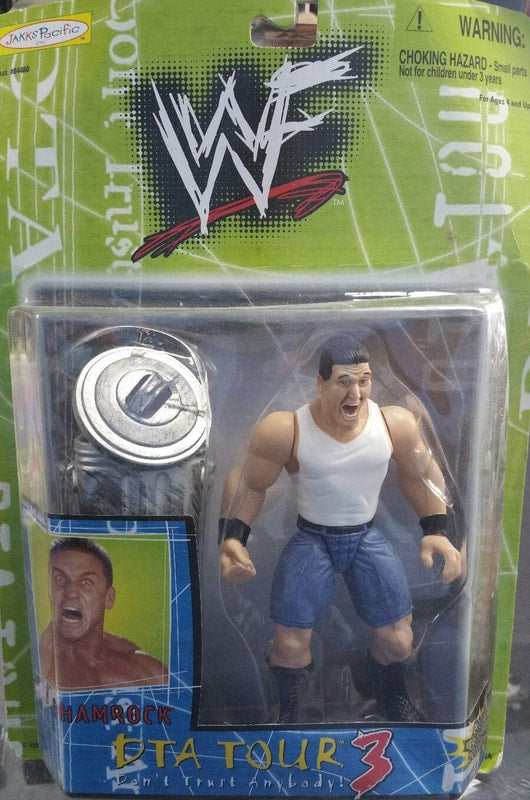 1999 WWF Jakks Pacific DTA Tour Series 3 Ken Shamrock Wrestling Action Figure - Exclusive Collectible Toy for WWF Fans & Wrestling Memorabilia Collectors - Perfect for Display, Gifts & Nostalgic Play