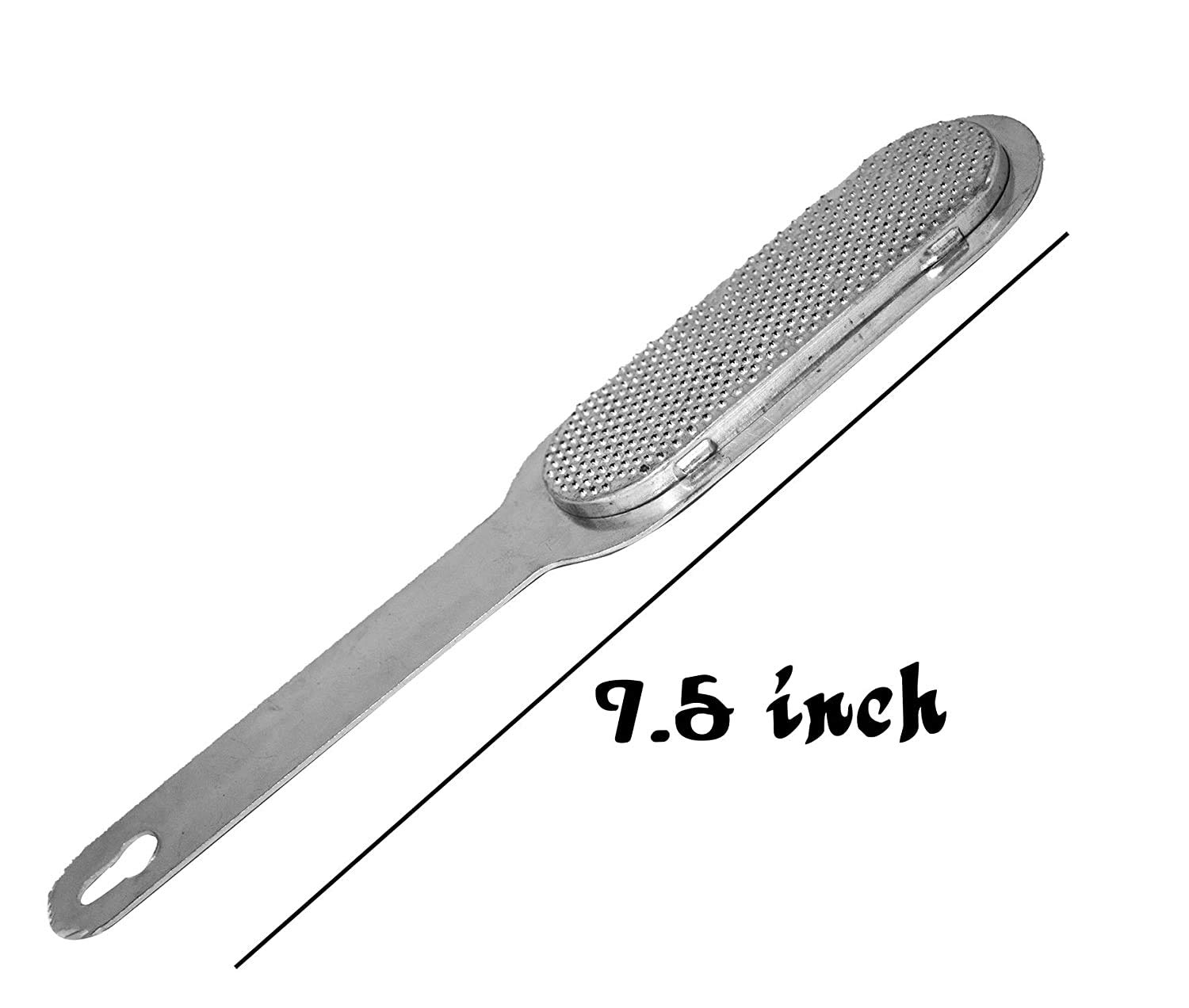 Himalaya Craft Dual-Sided Metal Foot File - Callus Remover & Dead Skin Scrubber for Pedicure (Pack of 1) - Perfect for Home Foot Care & Spa Pedicures