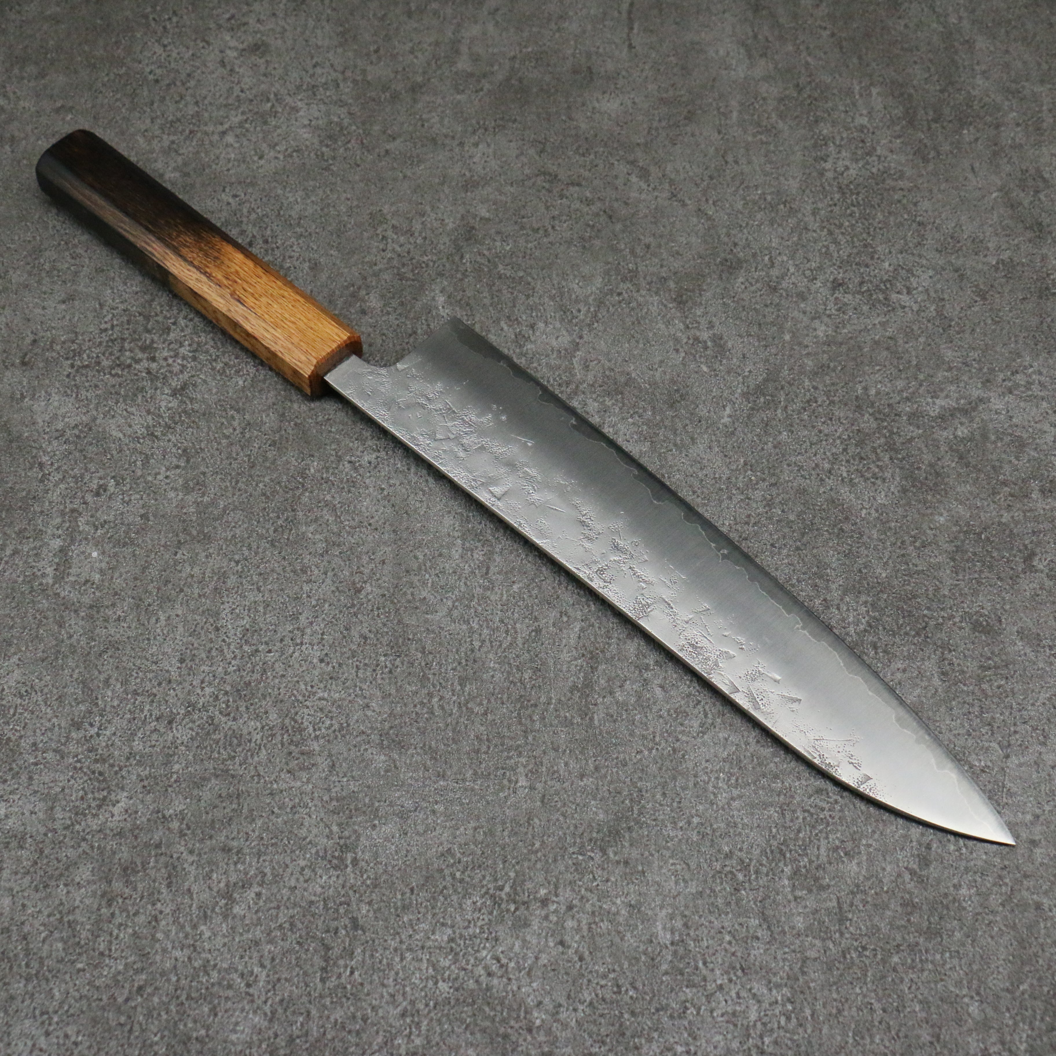 Premium Seisuke SLD Washiji Gyuto 240mm Japanese Chef Knife with Burnt Oak Handle – Ideal for Sushi, Meat Cutting & Professional Kitchen Use