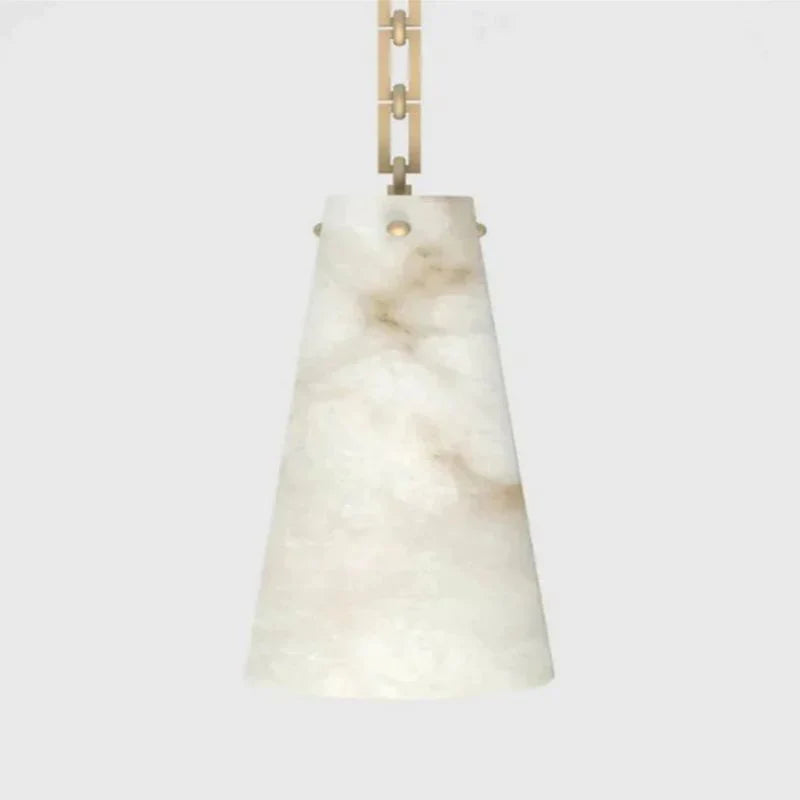 Cassie Alabaster Marble Modern 3-Light Pendant Light Fixture - Elegant Dining Room, Kitchen Island or Entryway Lighting