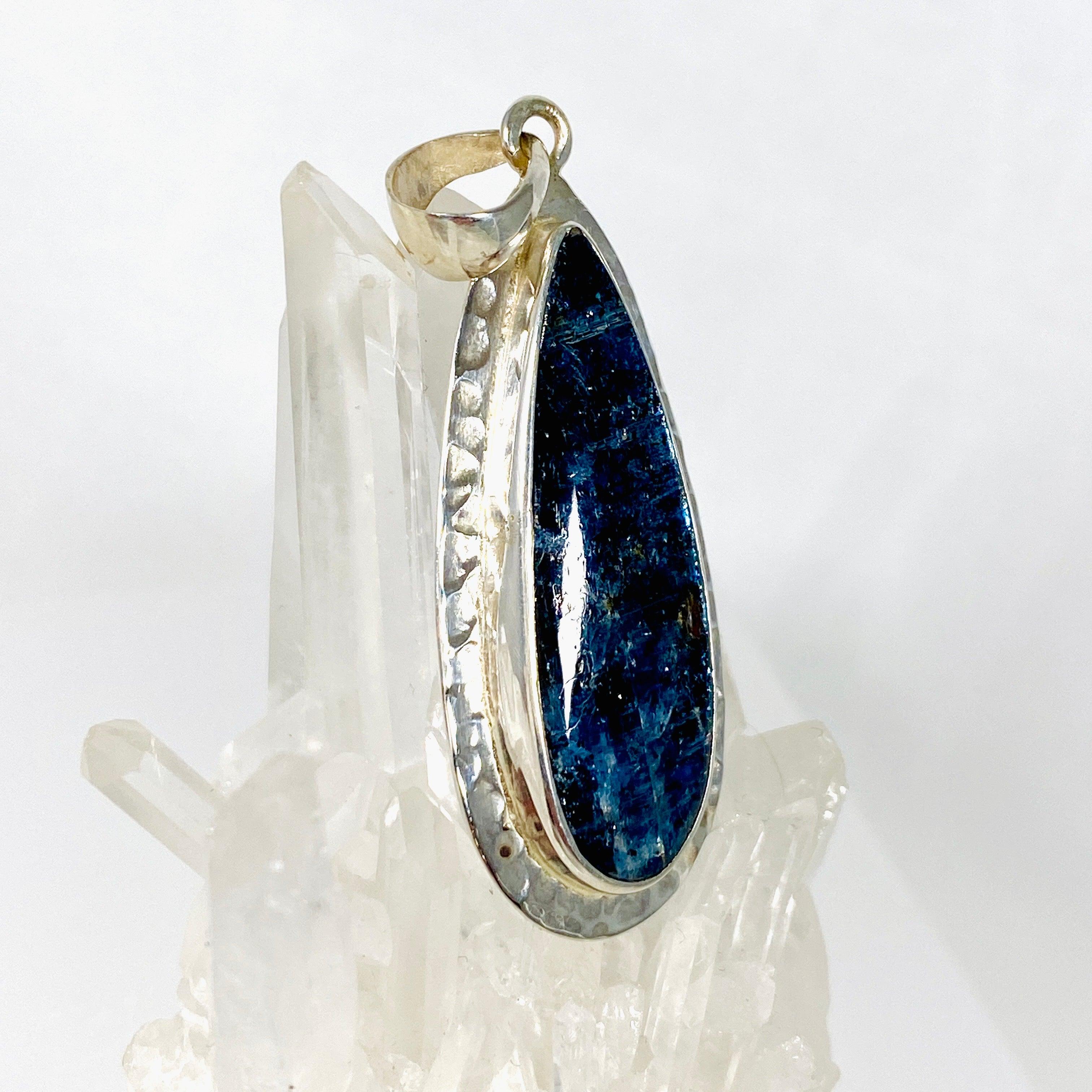 Kyanite Teardrop Pendant Necklace KPGJ3453 - Elegant Blue Gemstone Jewelry for Women, Perfect for Gifts, Weddings & Everyday Wear